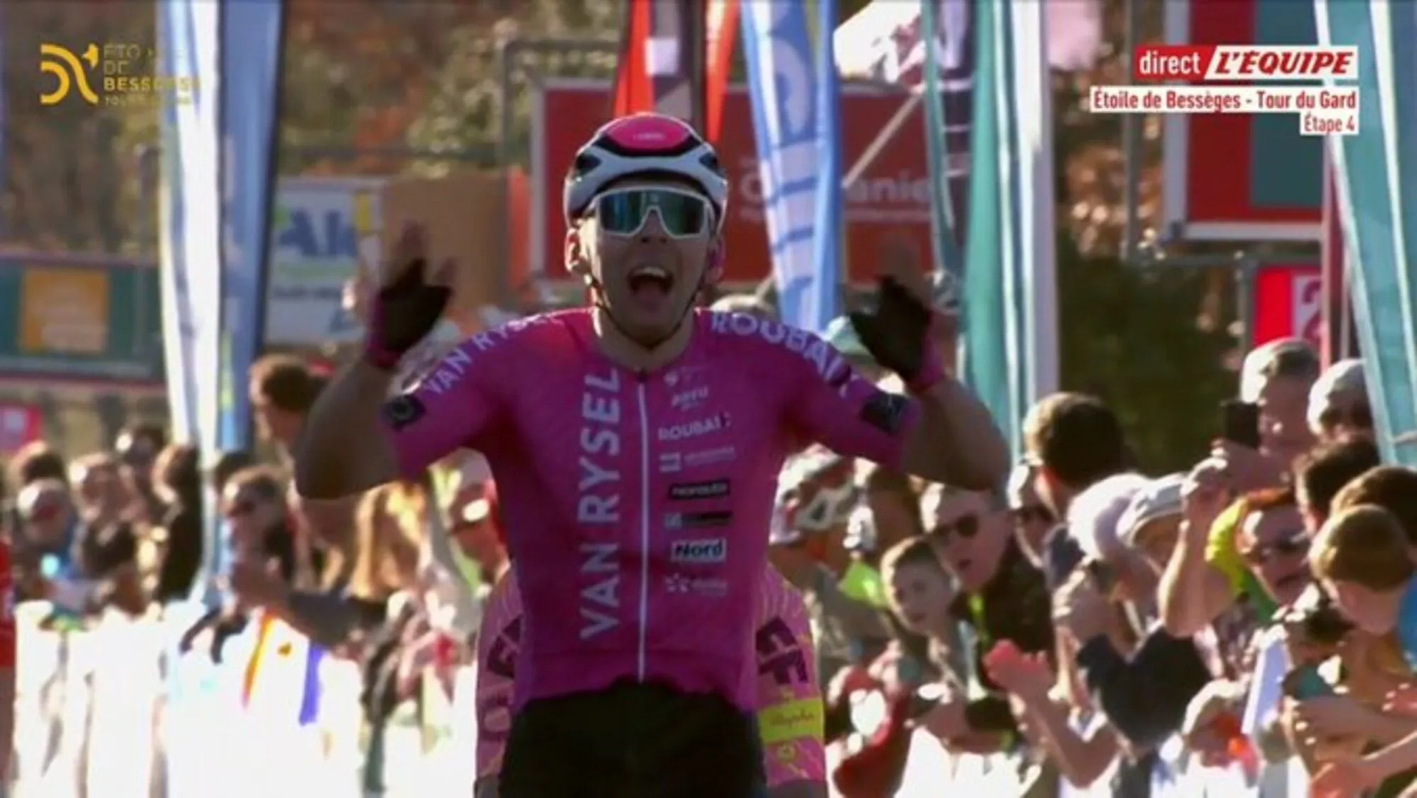 Samuel Leroux takes breakaway victory on stage 4 of Etoile de Besseges