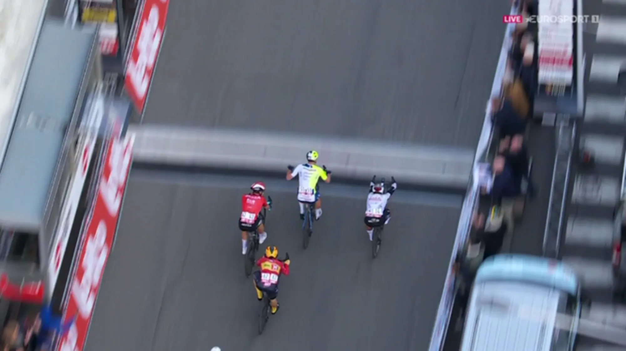 António Morgado à beira da vitória na Le Samyn 2024 perde para Laurenz Rex no photo-finish