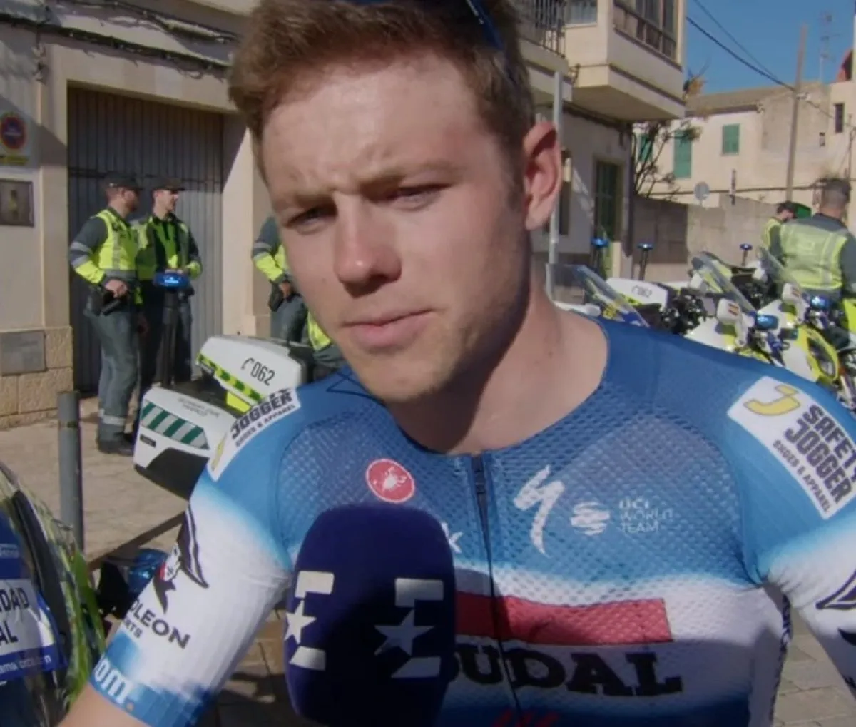 Luke Lamperti continua a impressionar no início da época de 2024 com um top-10 em Kuurne: "Senti-me bem para o sprint"