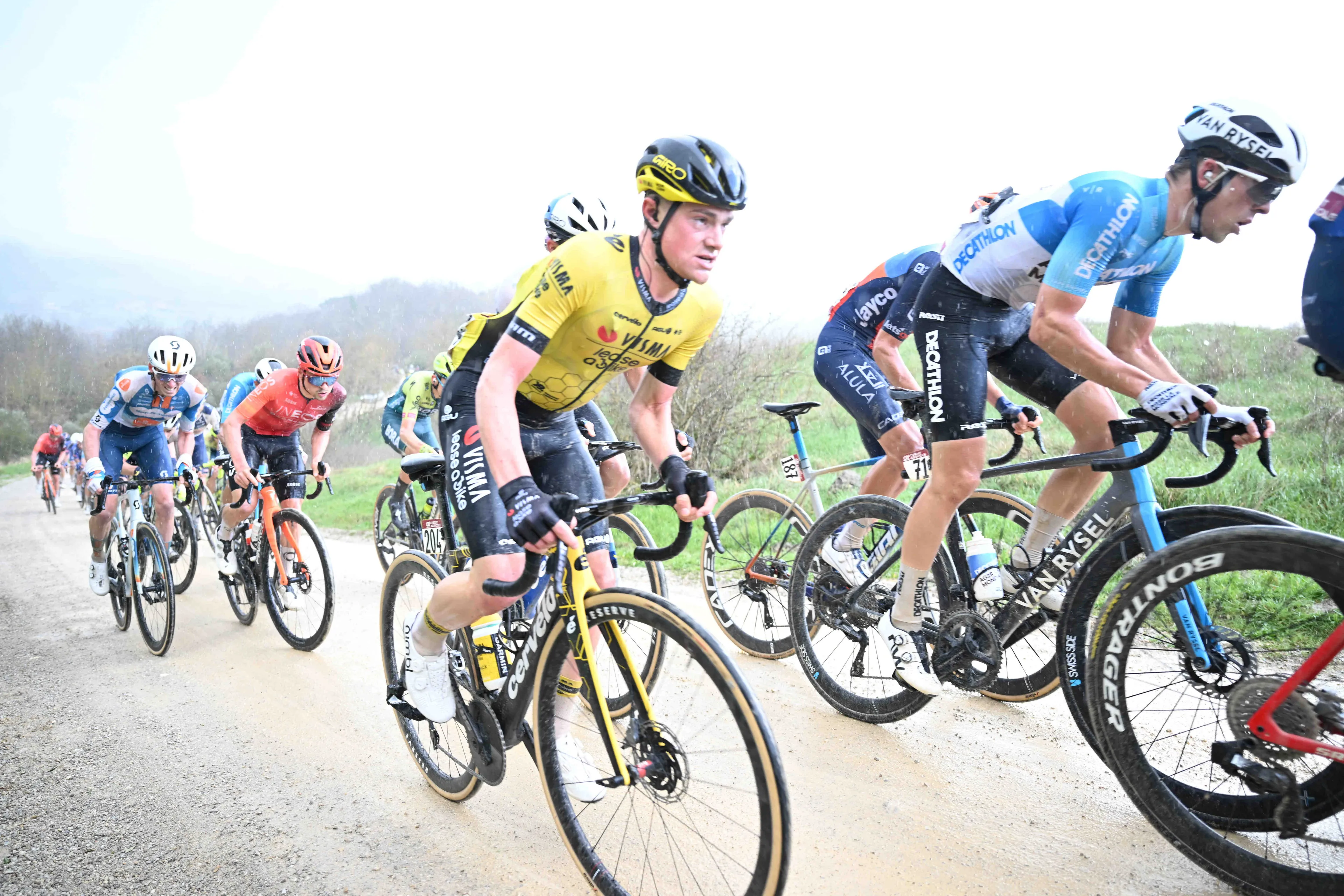 A Team Visma | Lease a Bike revelou o seu alinhamento para a Strade Bianche 2025