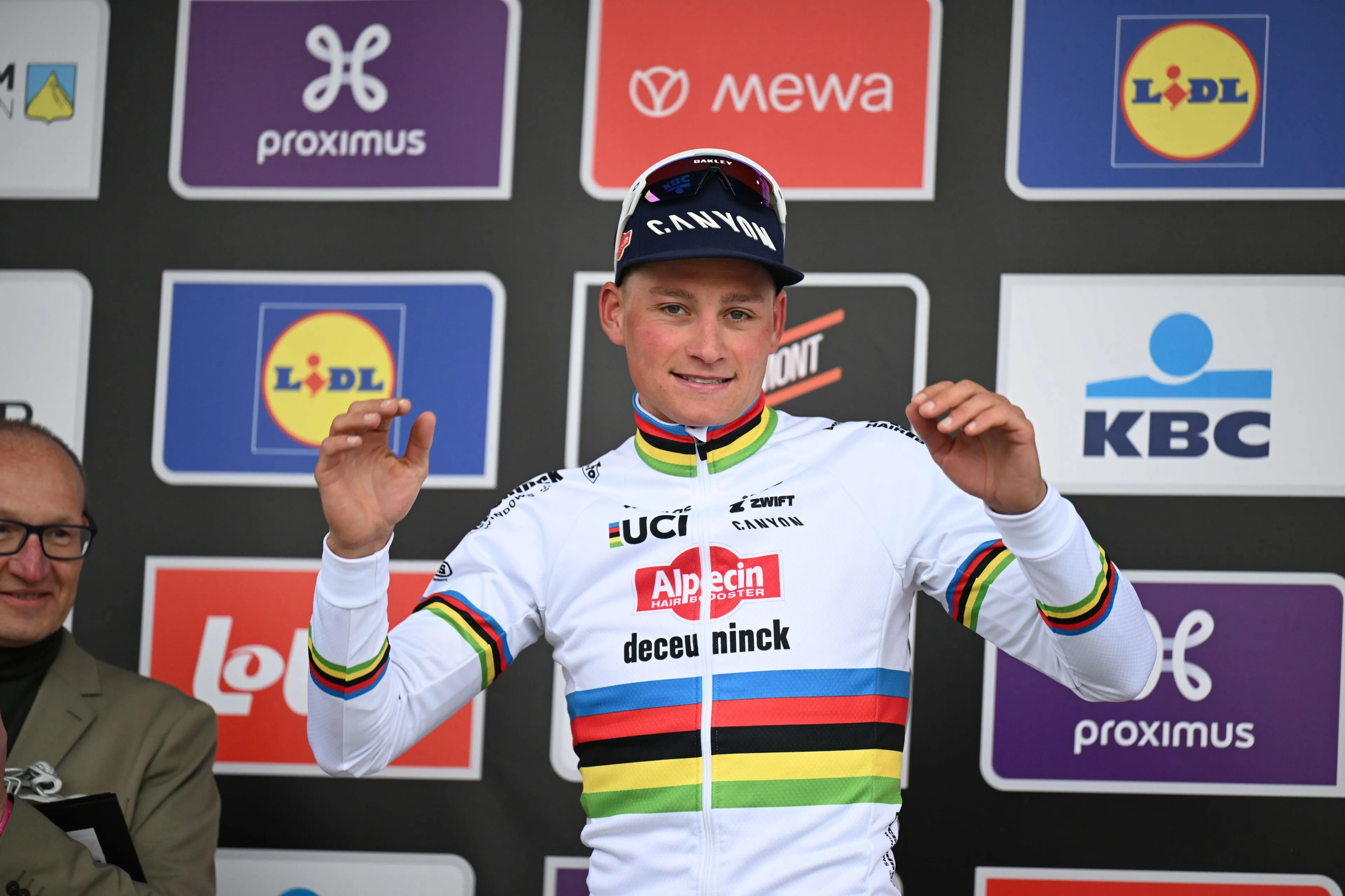 Mathieu van der Poel sobre Pogacar para a Liège-Bastogne-Liège: "Ele é um ciclista de classe pura que vai correr no seu terreno preferido, mas vou lá para ganhar"