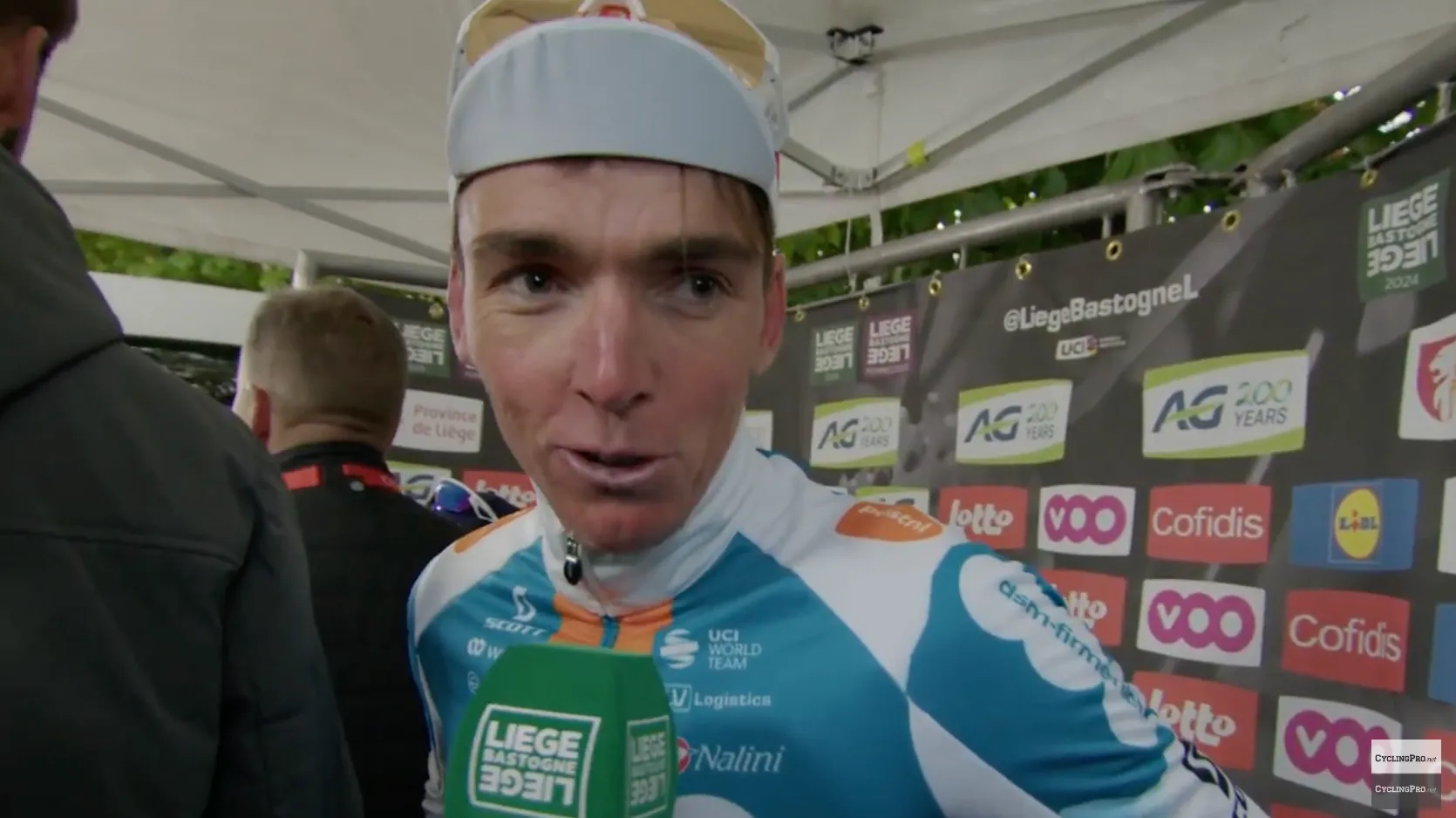 "I had the impression that I could do well" - Romain Bardet 'best of the rest' behind Tadej Pogacar at Liege-Bastogne-Liege