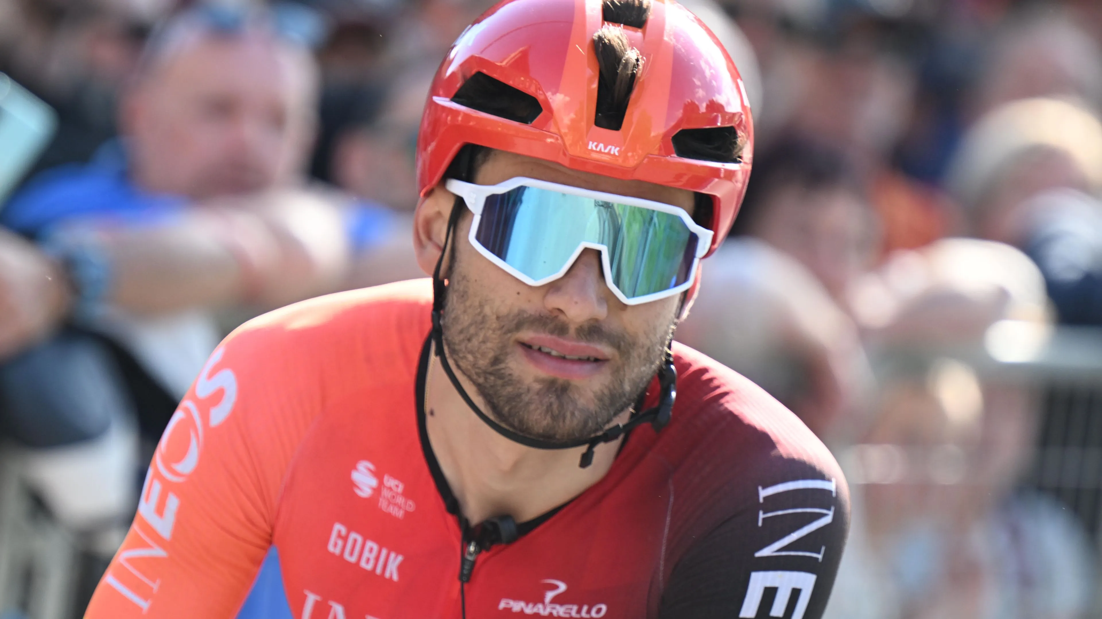 Filippo Ganna nervous about difficulty of the Giro's final time-trial: "It goes up and down all the time"