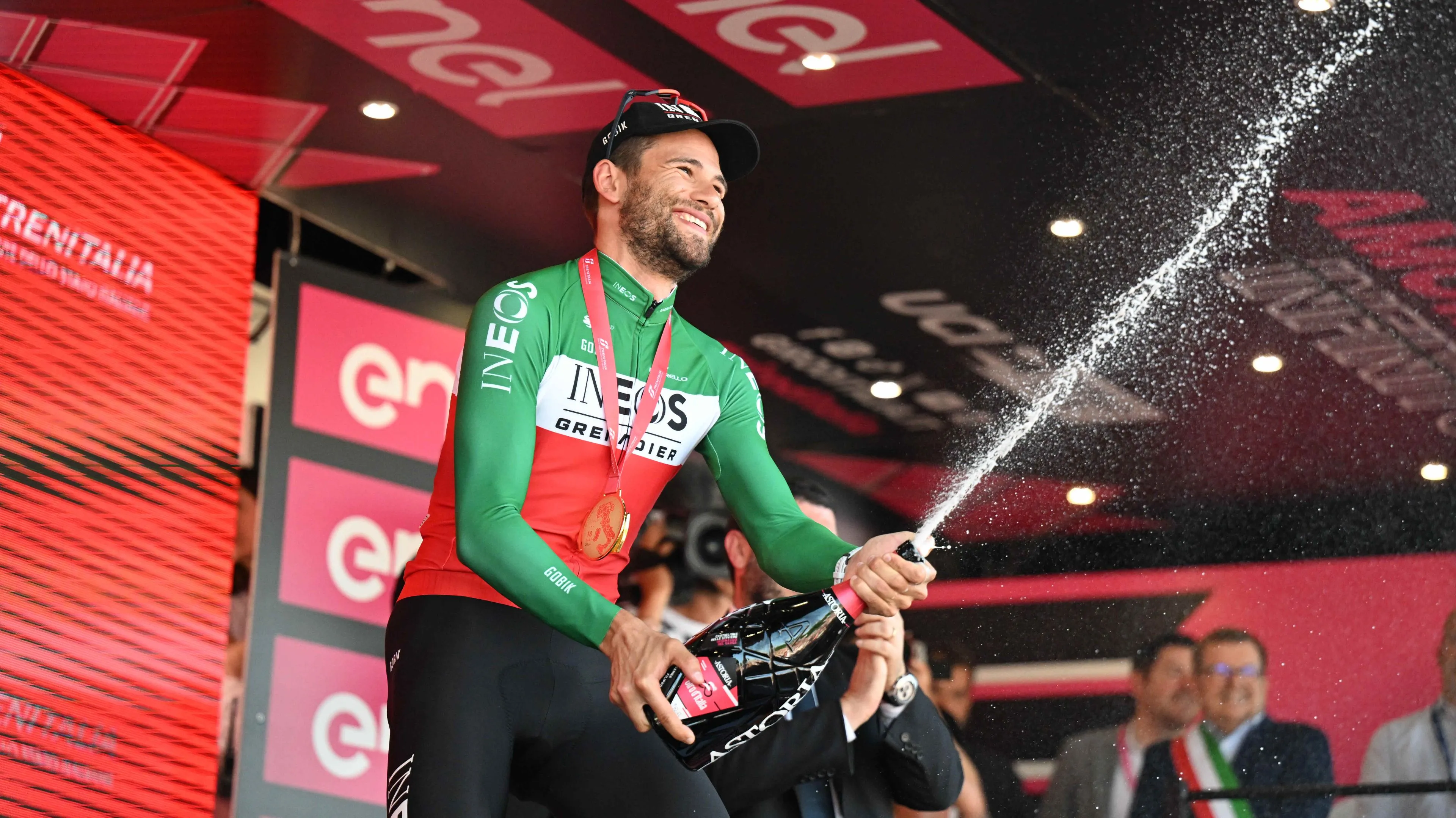 "I'm a little bit overcome with emotion" - Glory at last for Filippo Ganna after nervy wait for Tadej Pogacar to finish