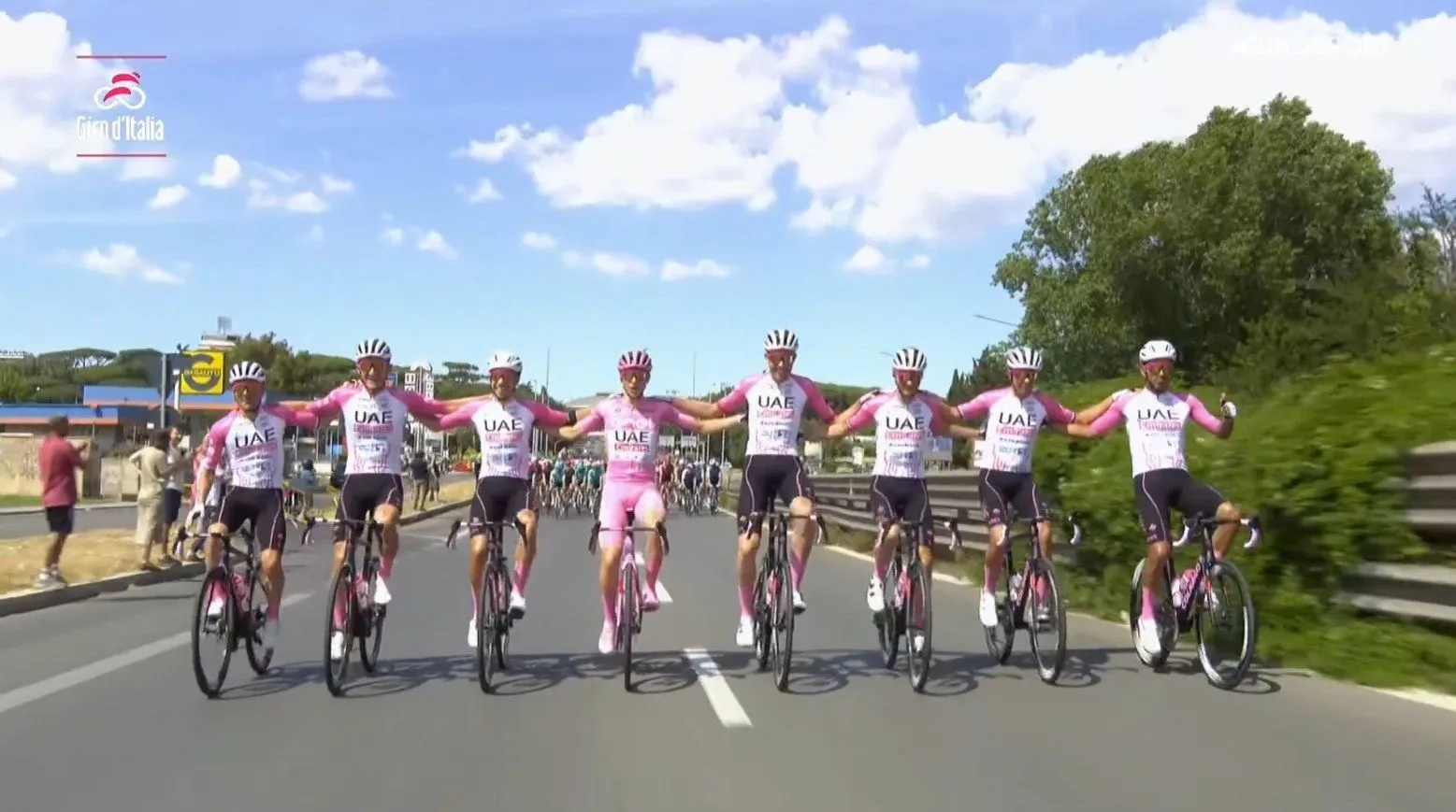 UAE Team Emirates, Bora- hansgrohe e INEOS Grenadiers ocupam o pódio das equipas que mais dinheiro ganharam na Volta a Itália