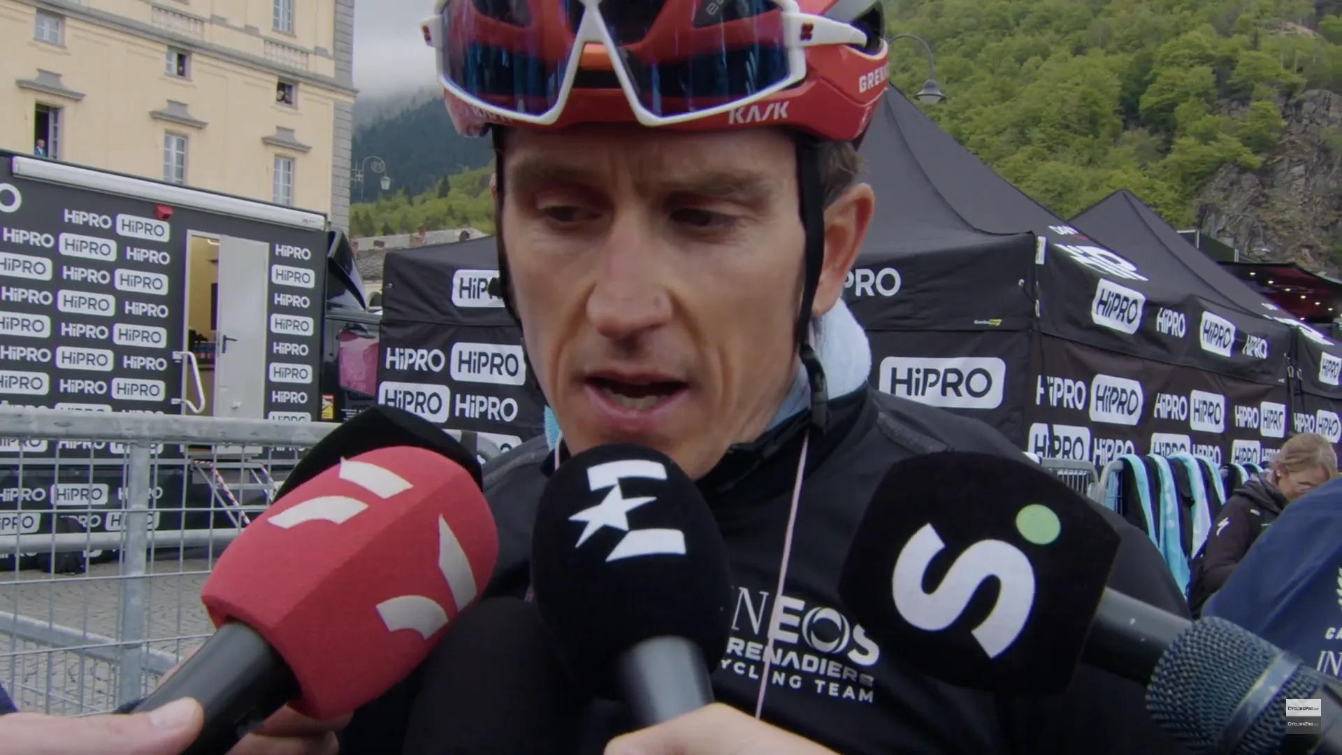 Geraint Thomas and INEOS test Pogacar in Giro's crosswinds: "We thought we’d try and see what happened"