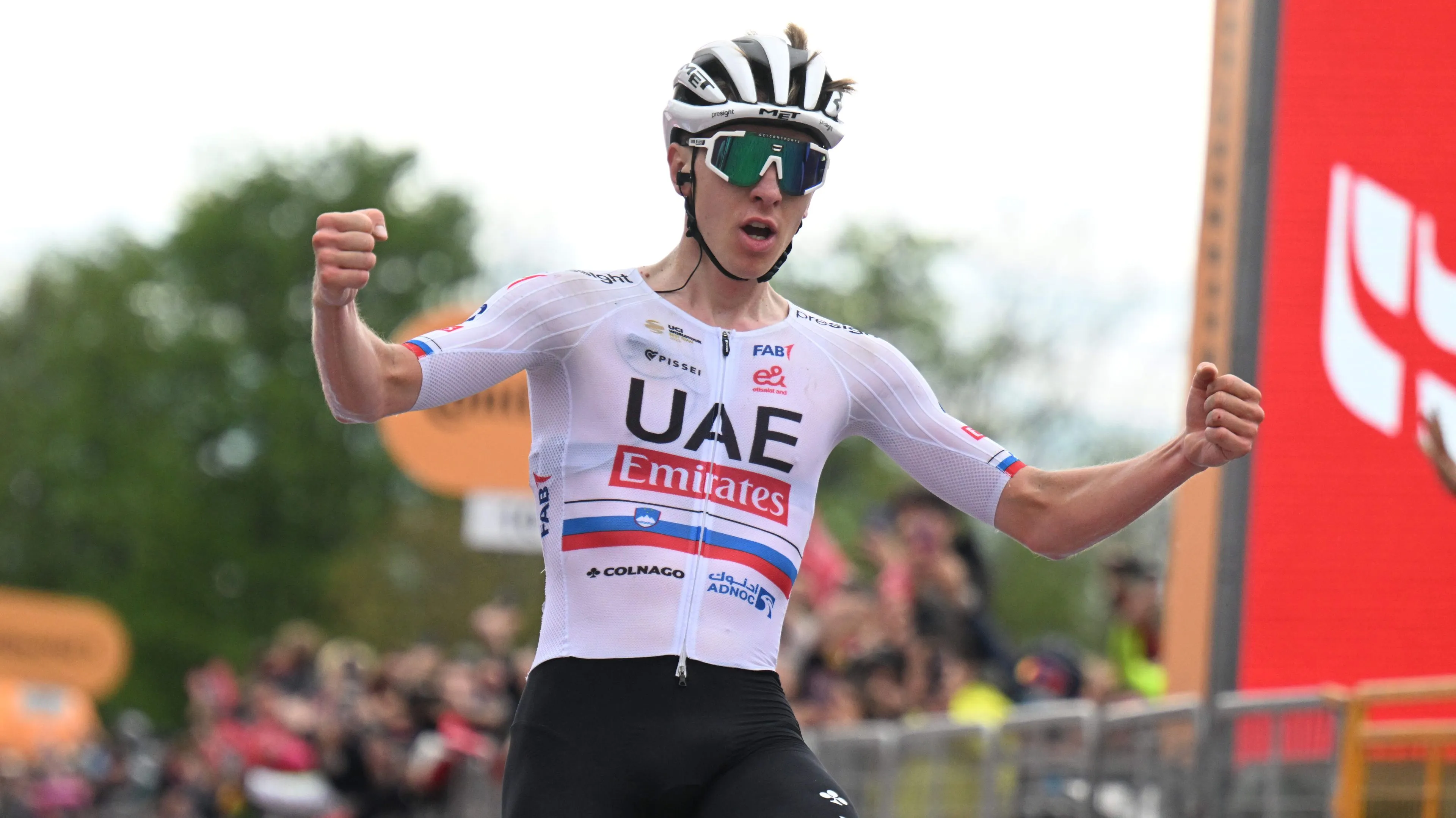 Ruthless Tadej Pogacar continues Giro d'Italia domination with summit win on stage 8