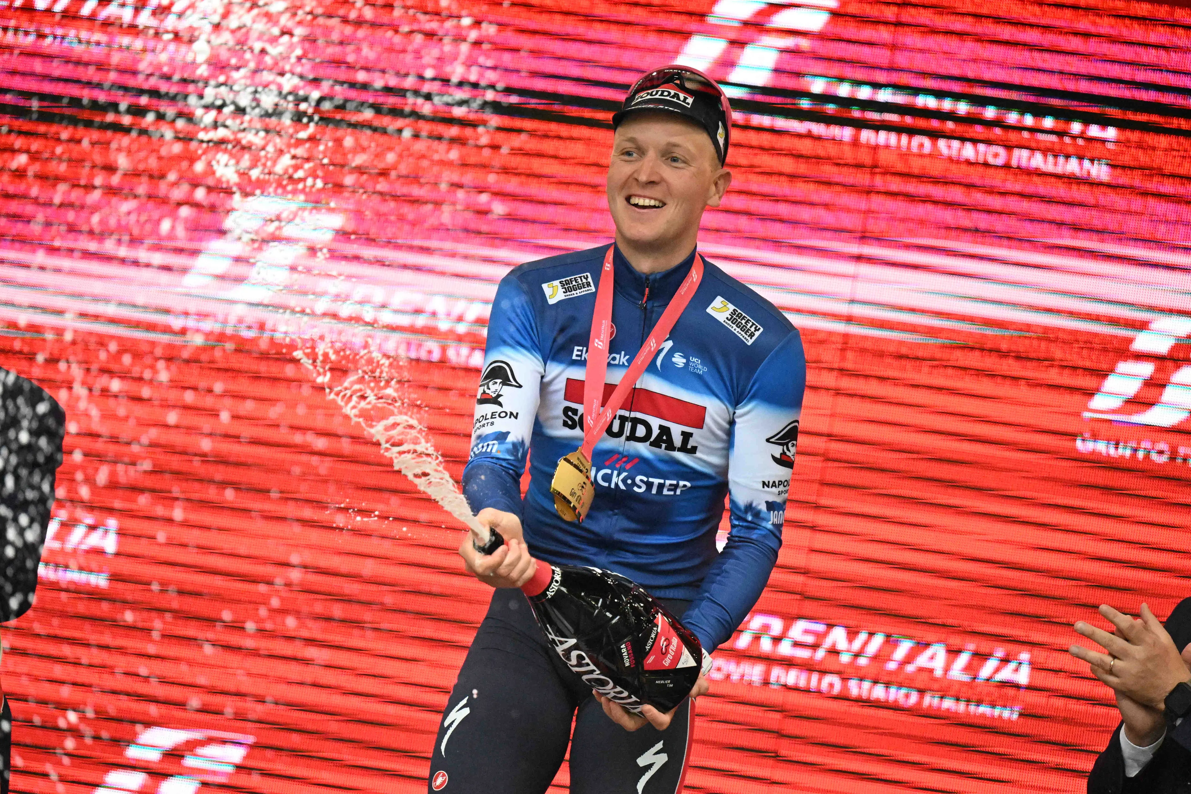 “The haters will be disappointed" - Tim Merlier in fiery mood after taking second stage win of 2024 Giro d'Italia