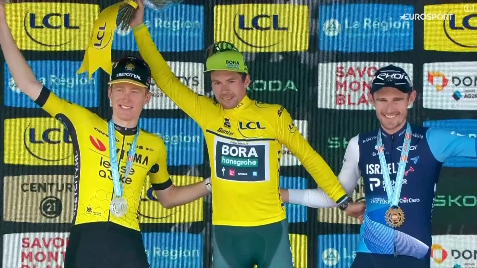Um impressionante Derek Gee fecha o pódio da Critérium du Dauphiné: "Estava a sofrer na última subida, mas assim que vi o Roglic a ficar para trás... tentei"