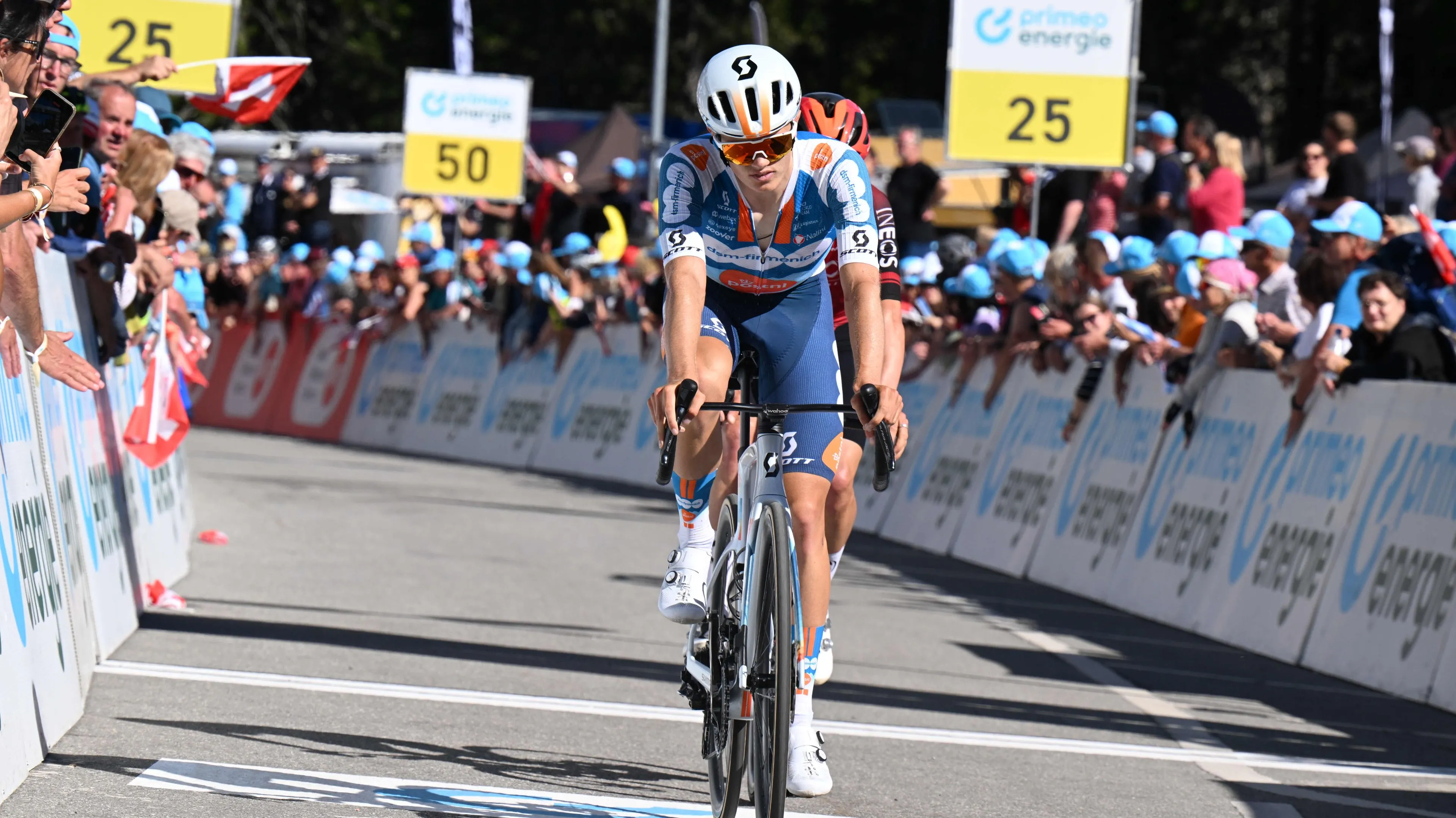 Oscar Onley ends his season on a high: “I can go for GC in Grand Tours”