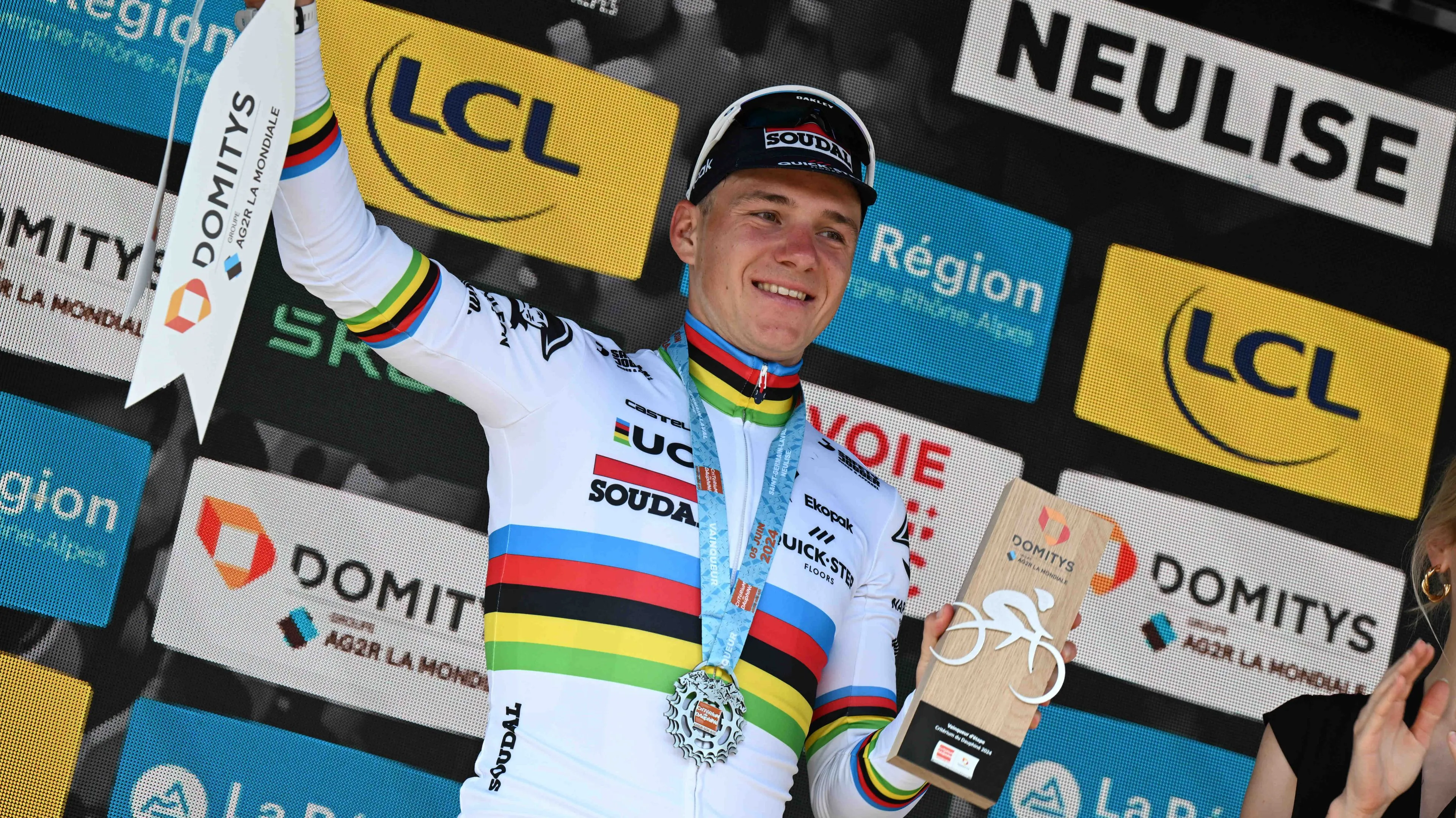 "I surprise myself with this" - Remco Evenepoel sparkles in Criterium du Dauphine time-trial