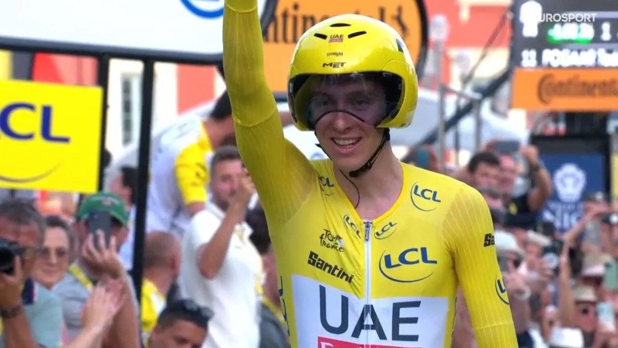 "I enjoyed the Tour very much from the first to the last day" - the 2024 Tour de France champion, Tadej Pogacar