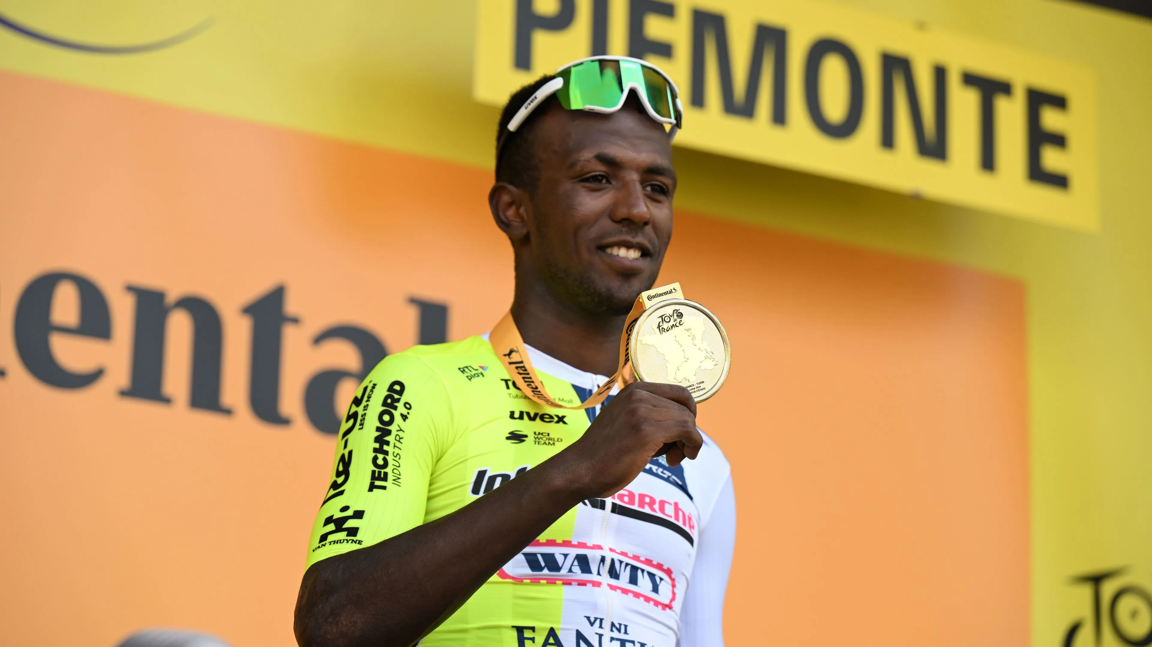 "This means so much. This win is for all Africans" - Emotional Biniam Girmay writes Tour de France history with stage 3 win