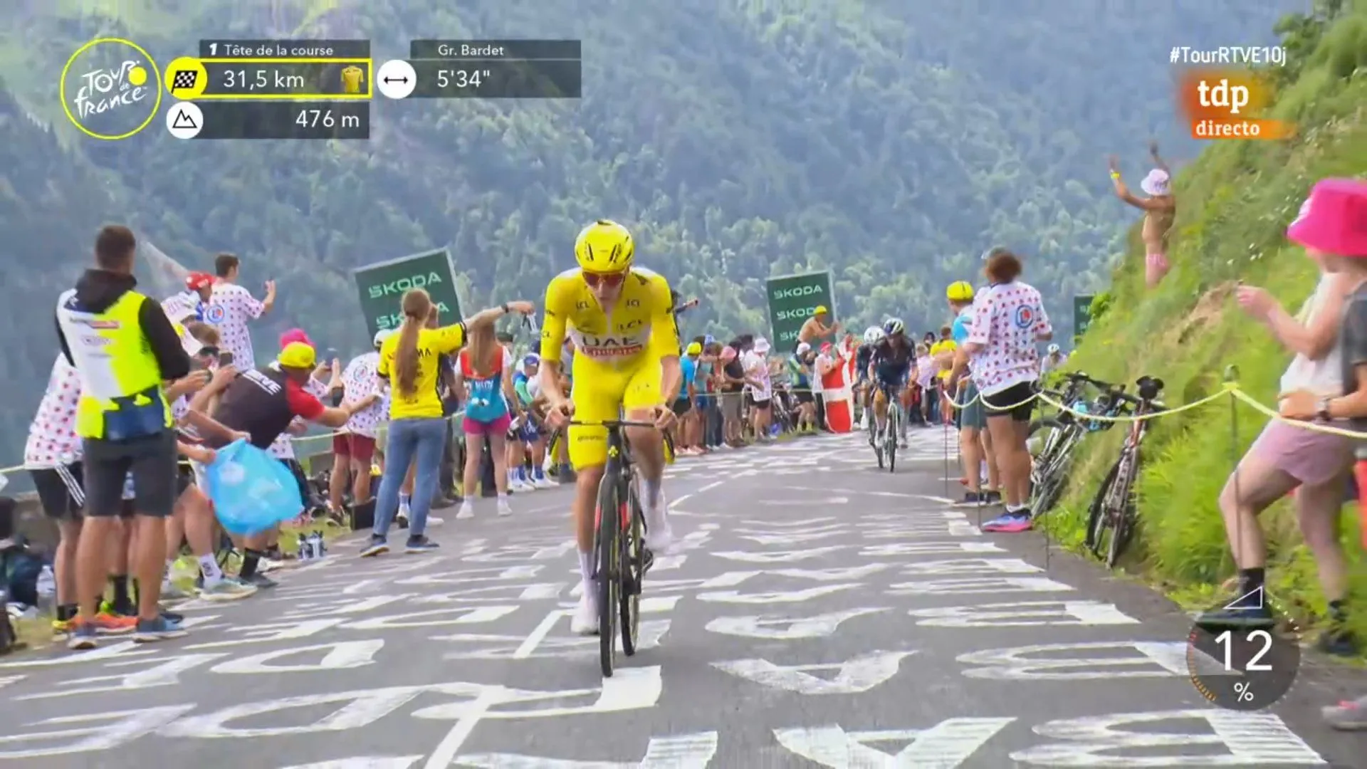 VIDEO: Tadej Pogacar attacks and drops Jonas Vingegaard at Puy Mary!