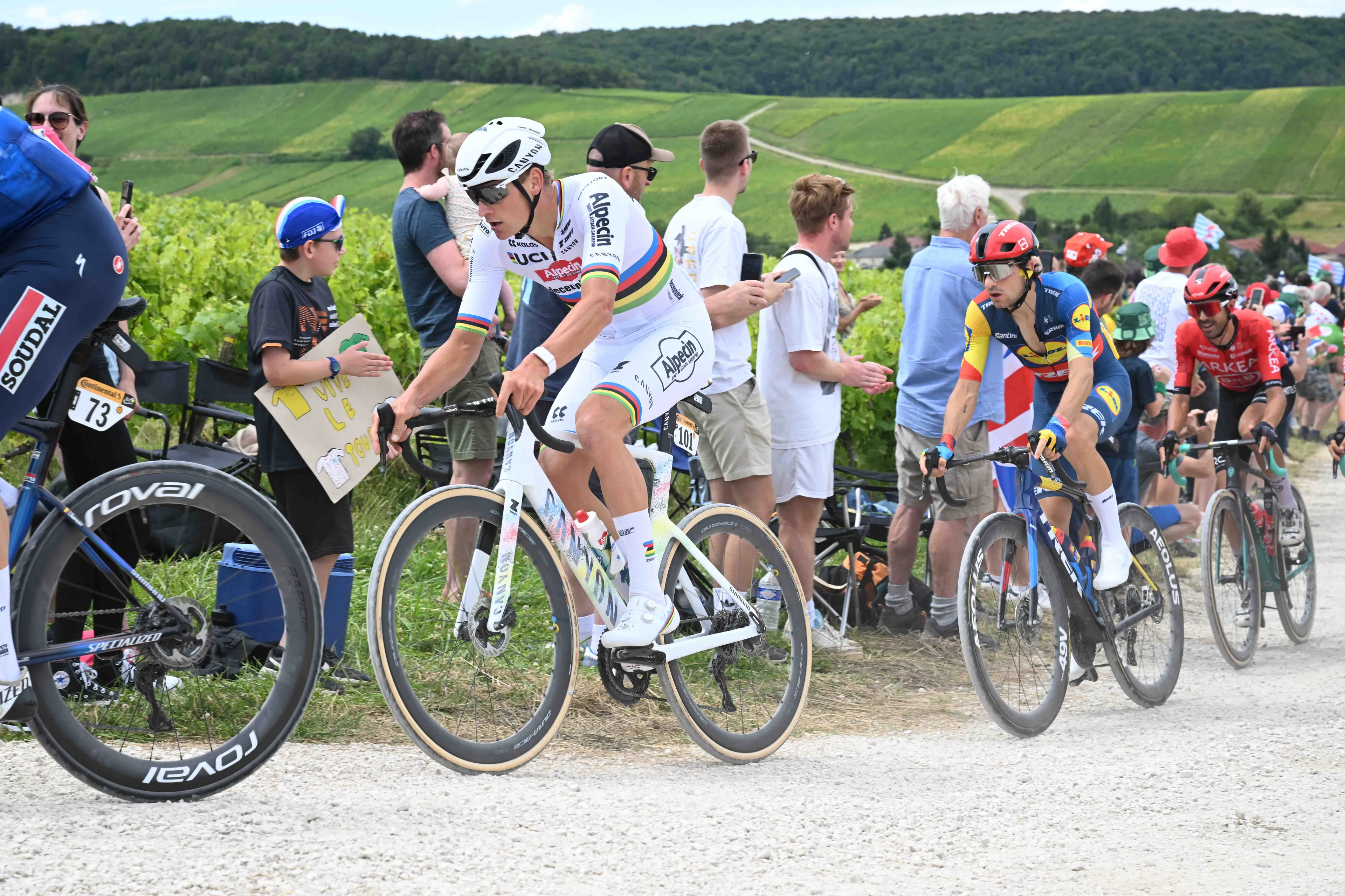 Mathieu van der Poel on Tadej Pogacar: "I hope he will not improve any further next season"