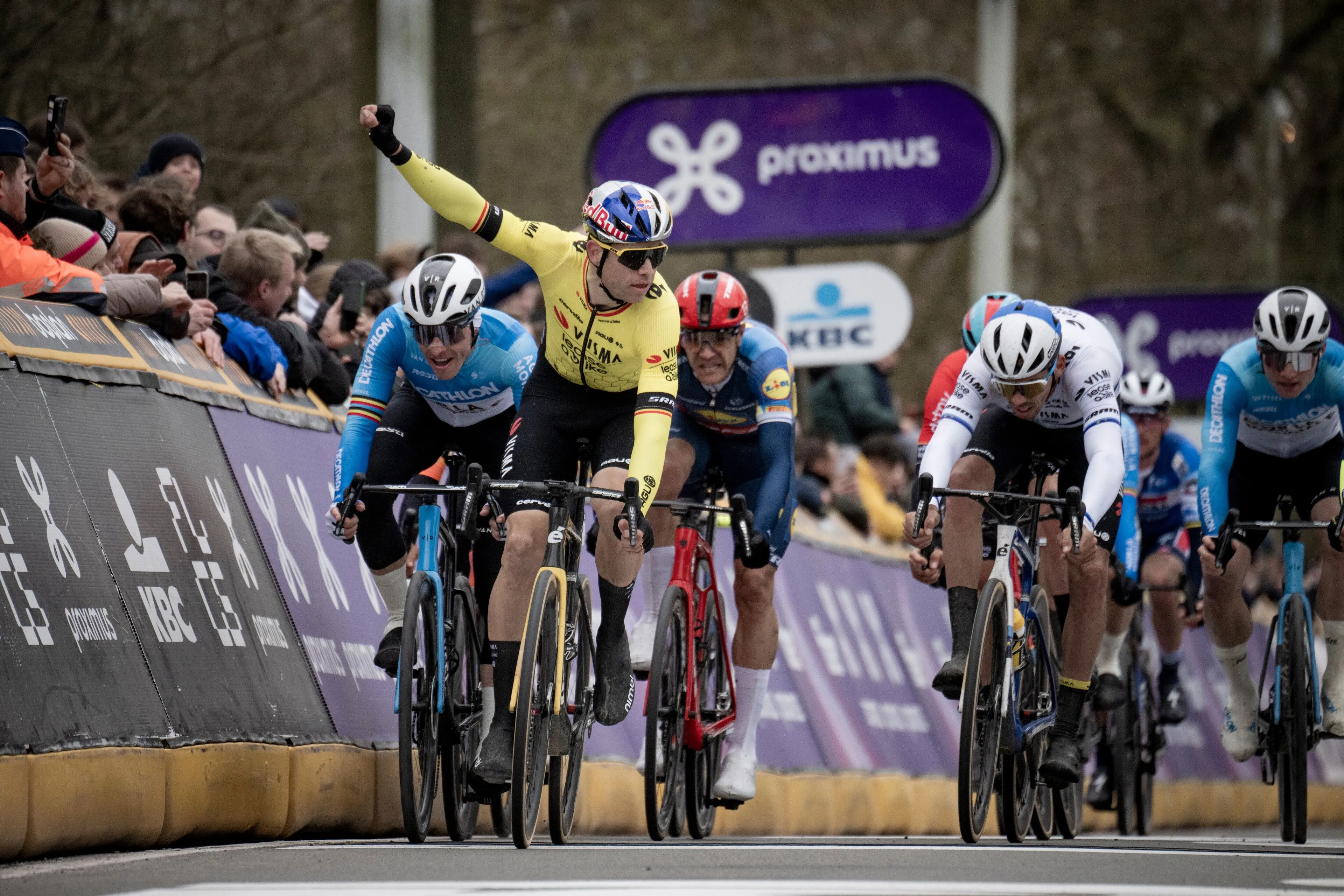 Wout Van Aert still waiting for his 2023 Tour of Britain victory prize money