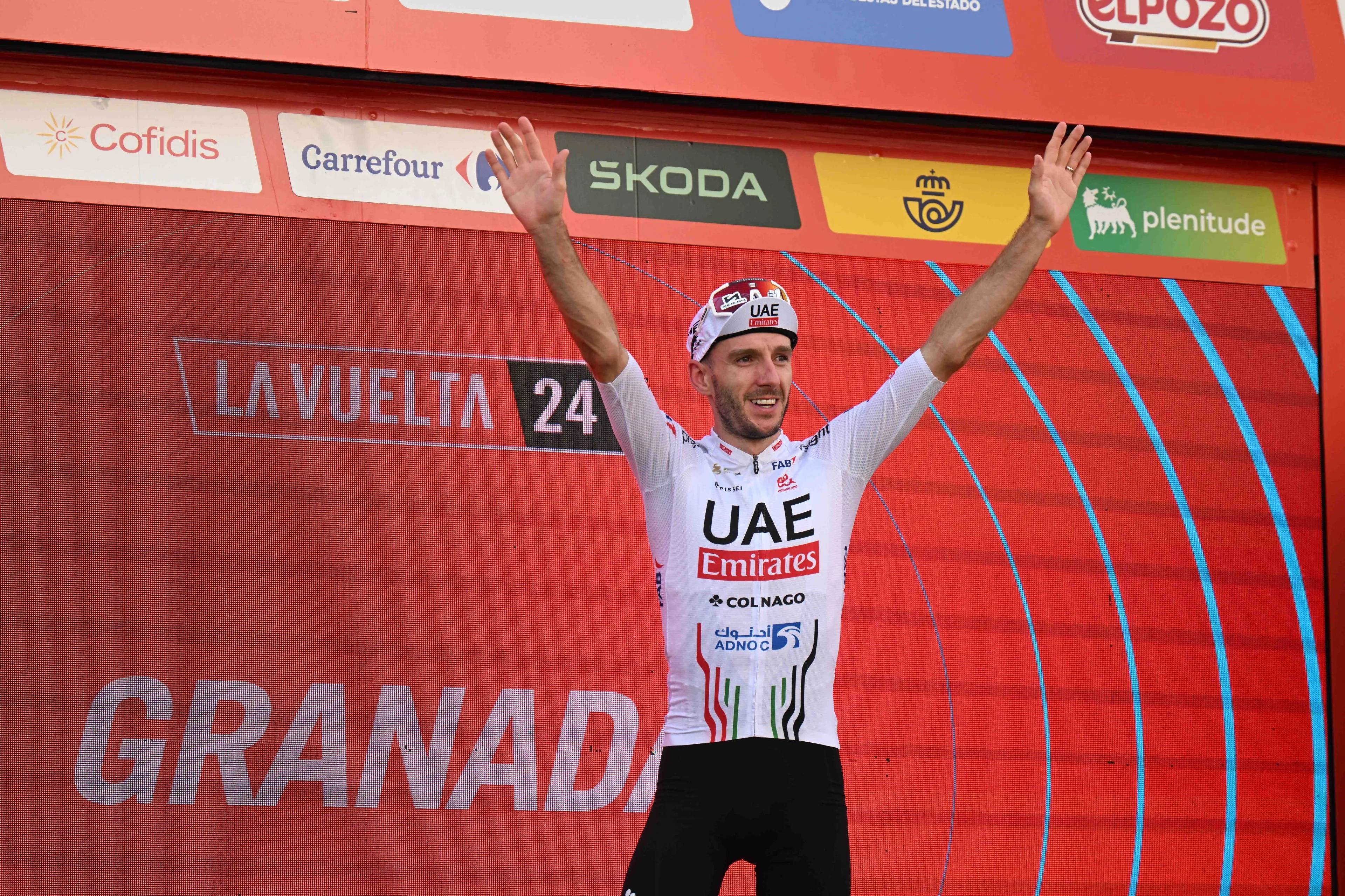 Adam Yates admits he "didn't give a sh*t about GC" after taking stunning stage 9 win at the 2024 Vuelta a Espana with 58km solo