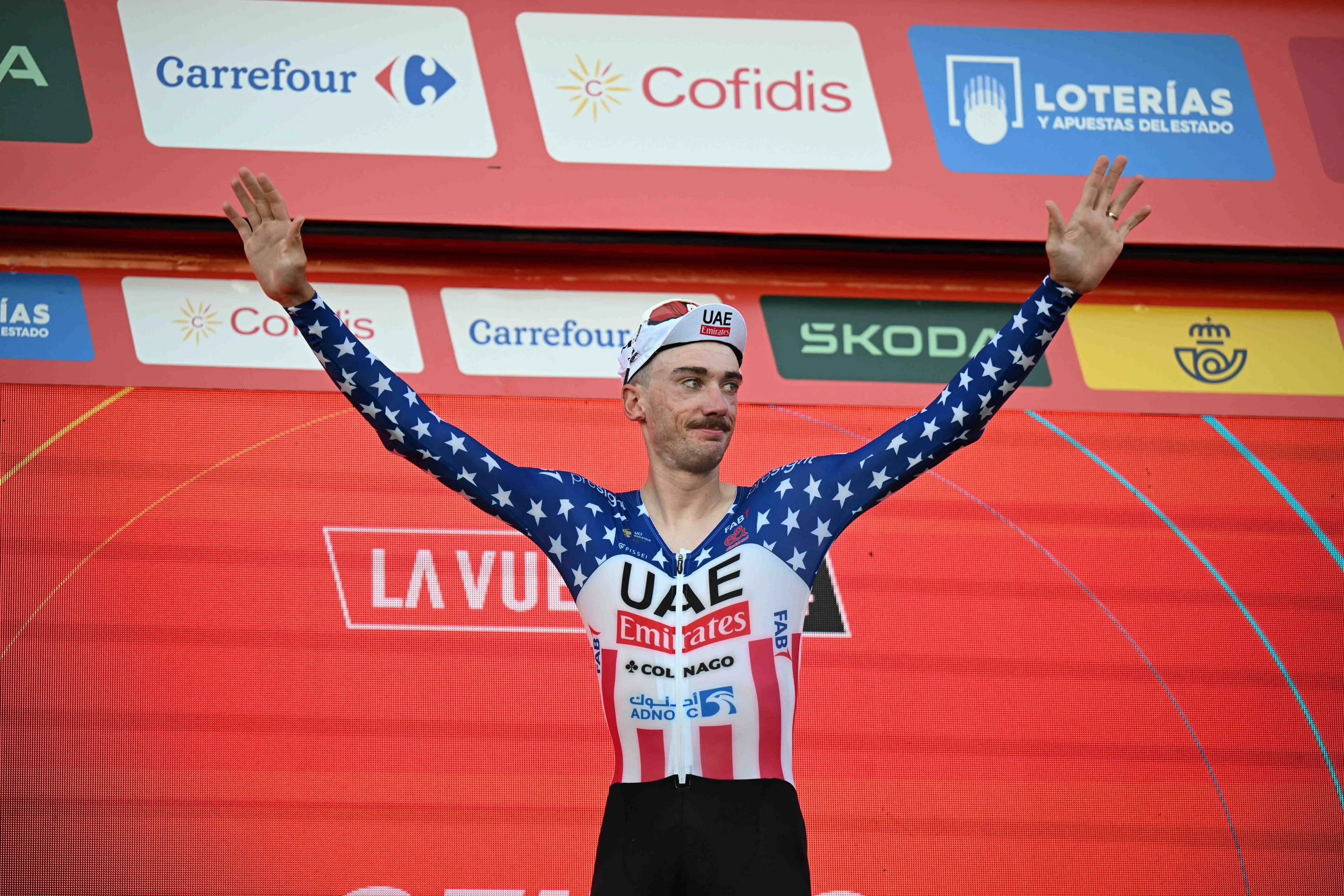 2024 Vuelta a Espana starts as 2023 ended, with an American in the Red Jersey! Brandon McNulty stuns with stage 1 time-trial win