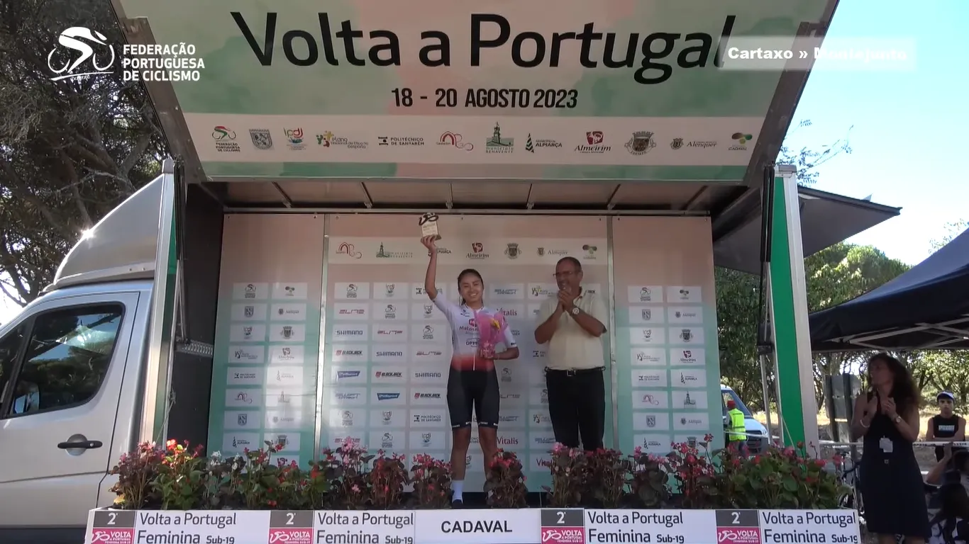 Natalie Revelo vence a Clássica Feminina - La Vuelta numa exibição arrasadora da Matos Mobility - Flexaco Cycling Team