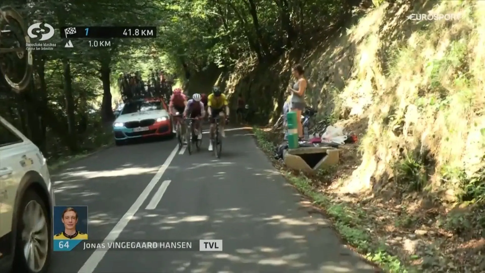 Visma explica quebra de Jonas Vingegaard e Sepp Kuss no Clasica San Sebastian: "Os nossos líderes simplesmente não tiveram pernas"