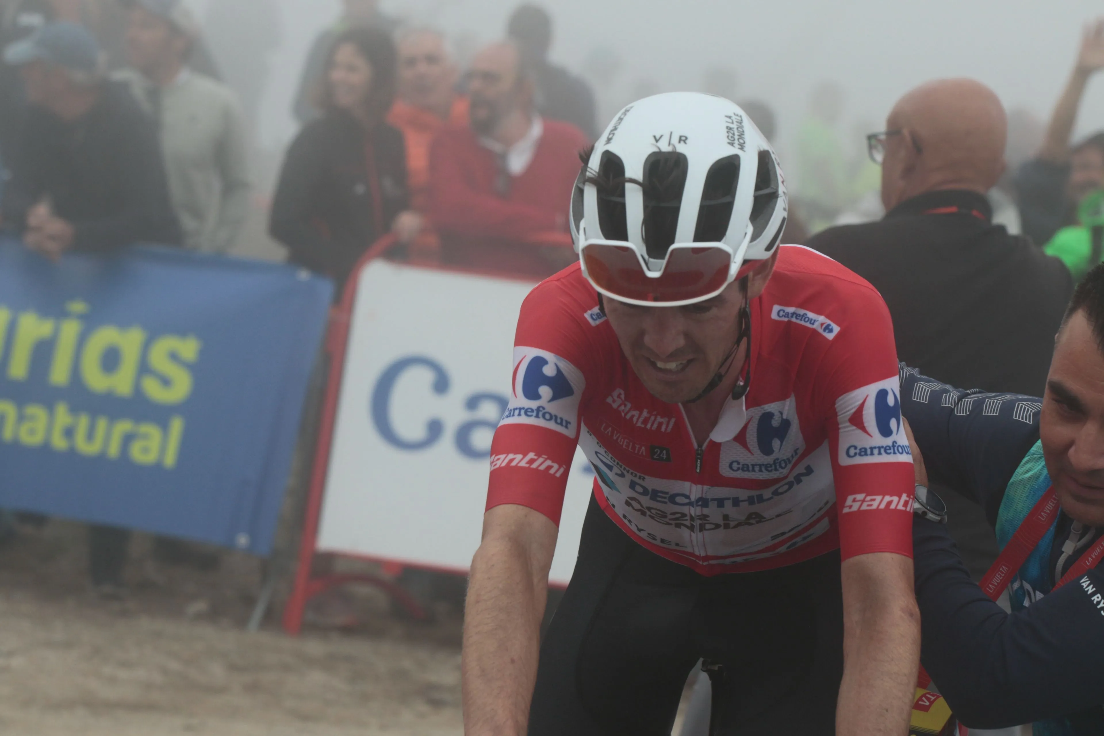 Vuelta a Espana 2024 stage 15 GC Update | Ben O'Connor still in red, Primoz Roglic penalized and Enric Mas takes time on everyone