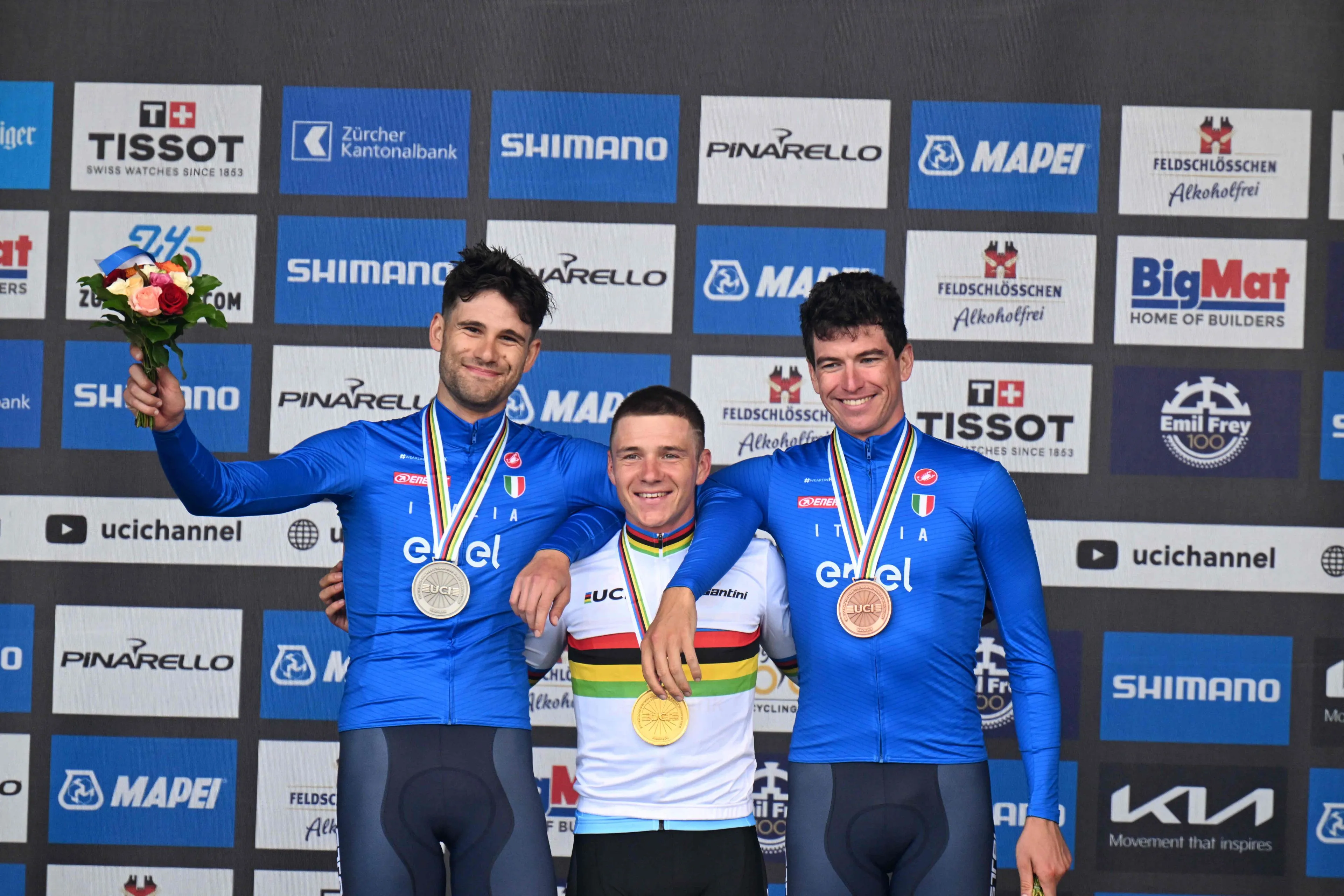 “I didn’t expect to be on the podium" - Edoardo Affini adds to European time trial title with World Championships podium