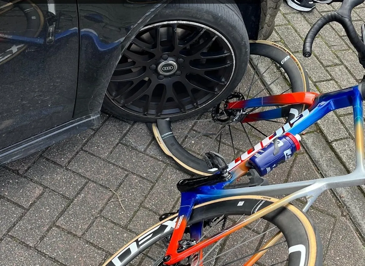 One of Tadej Pogacar's teammates for the World Championships hit by a car