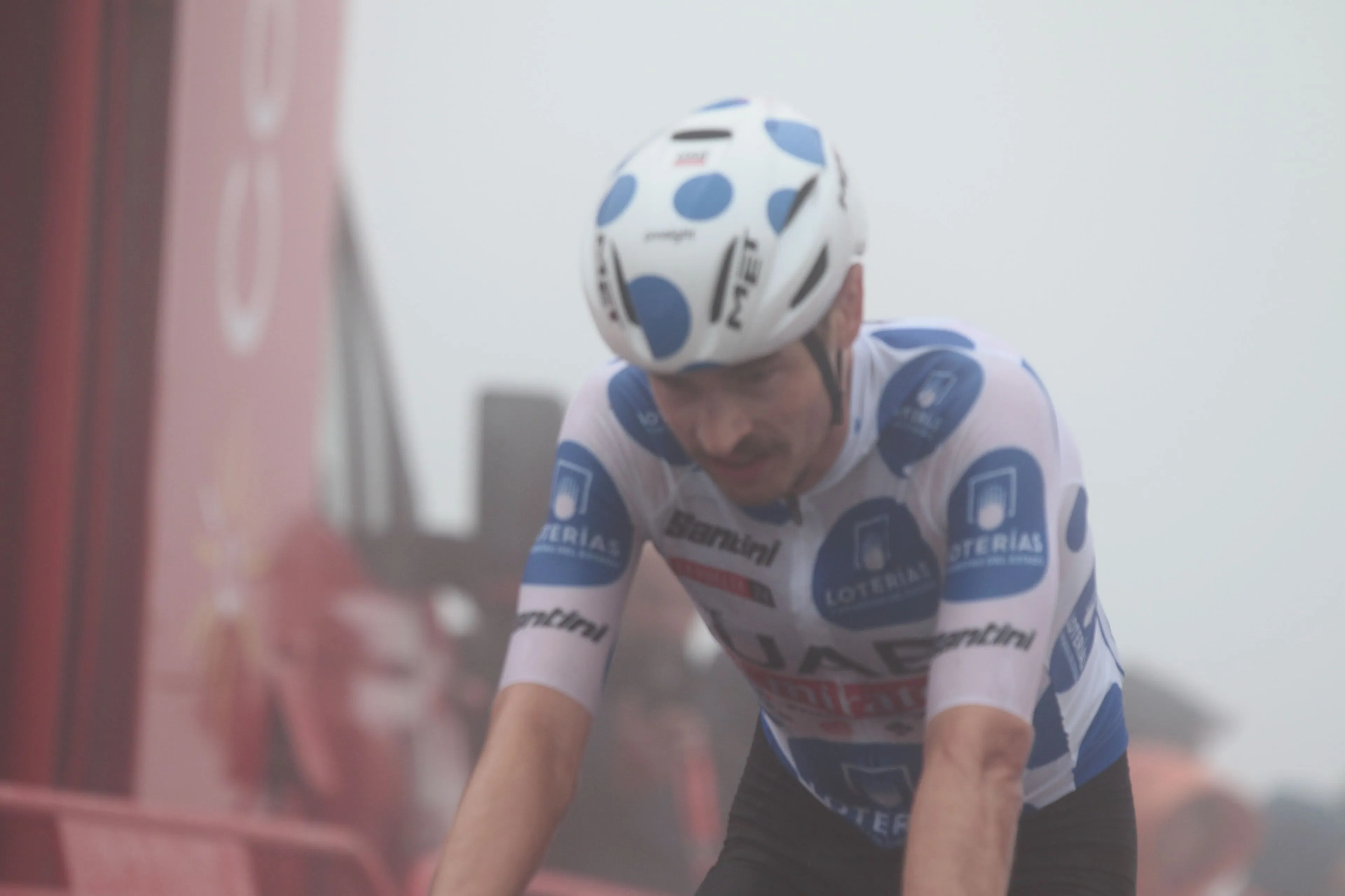 "Absolutely not the way I wanted to take the polka-dots" - Jay Vine an unwilling beneficiary of Wout van Aert's Vuelta a Espana abandon