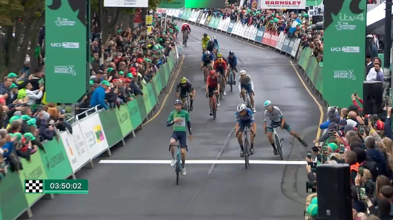 Stephen Williams wins Tour of Britain's queen stage as Evenepoel and Alaphilippe crack