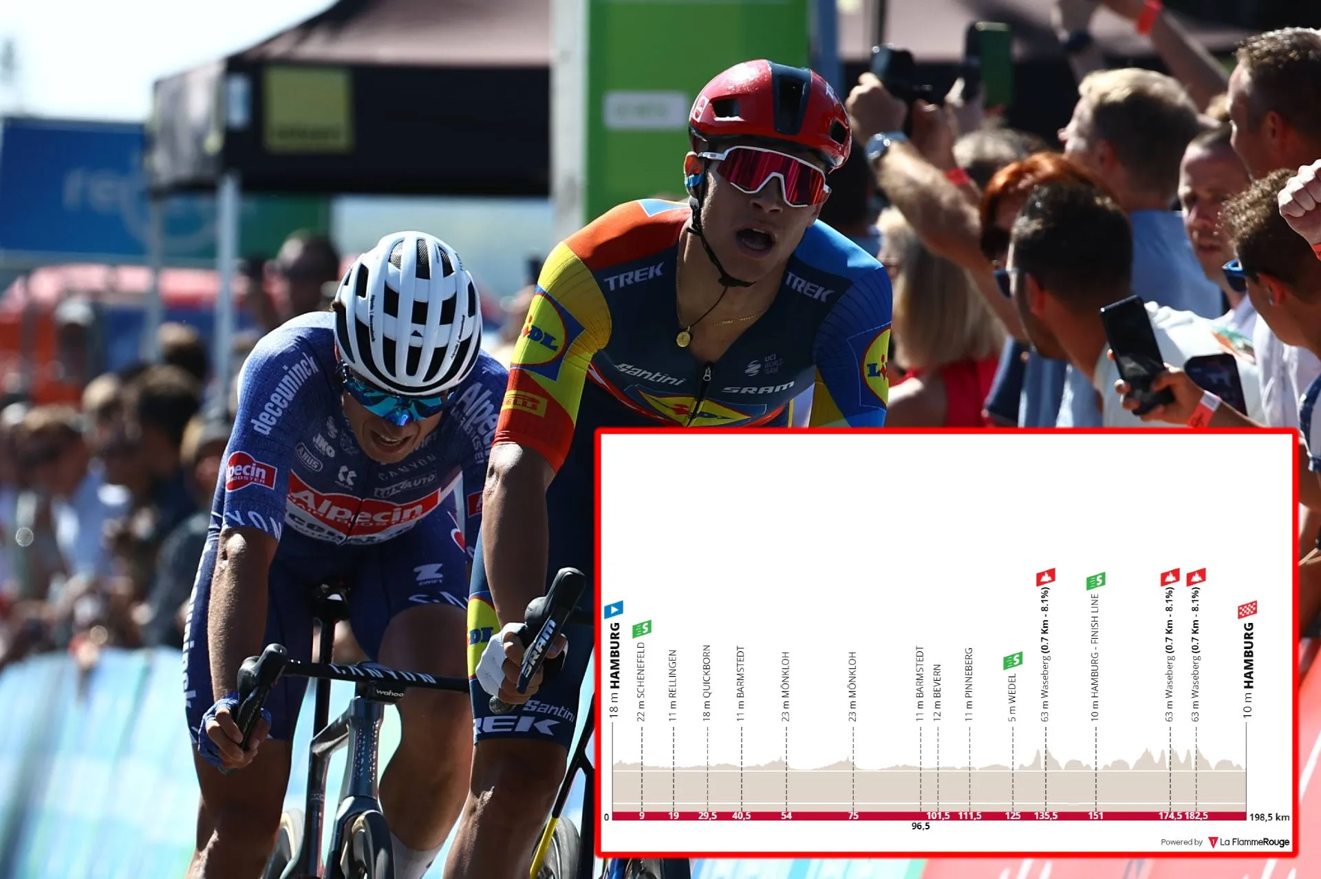 ANTEVISÃO - BEMER Cyclassics 2024 - Confronto de velocistas com Jonathan Milan, Jasper Philipsen, Biniam Girmay, Tim Merlier, Olav Kooij, Arnaud De Lie...