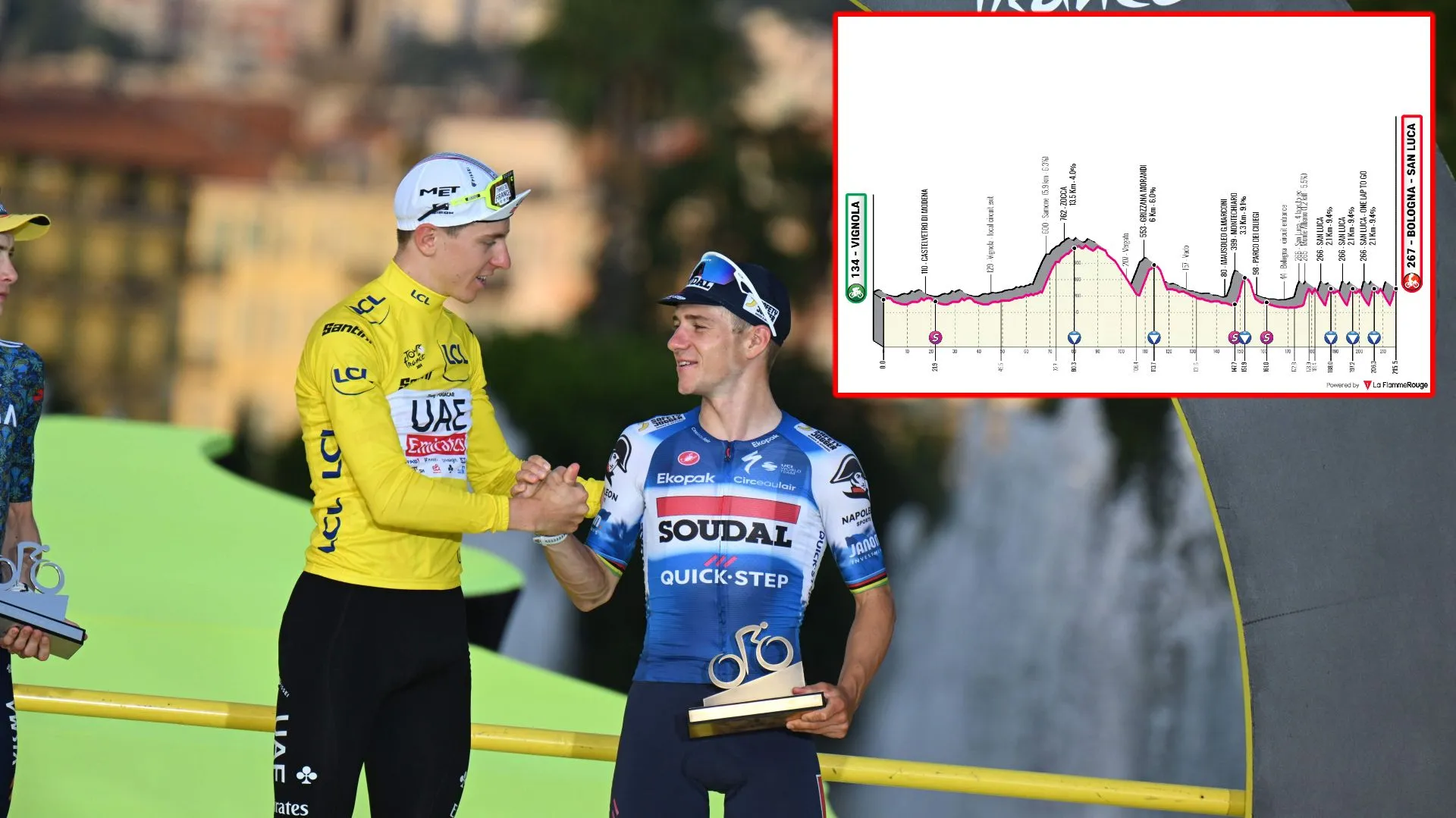 PREVIEW | Giro dell'Emilia 2024 - Battle on 16% climb circuit between Tadej Pogacar, Remco Evenepoel and Primoz Roglic