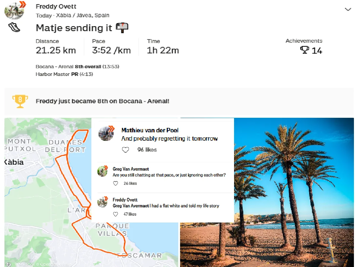 Mathieu van der Poel adds spice to his preparation with a half-maraton distance run in an impressive time!