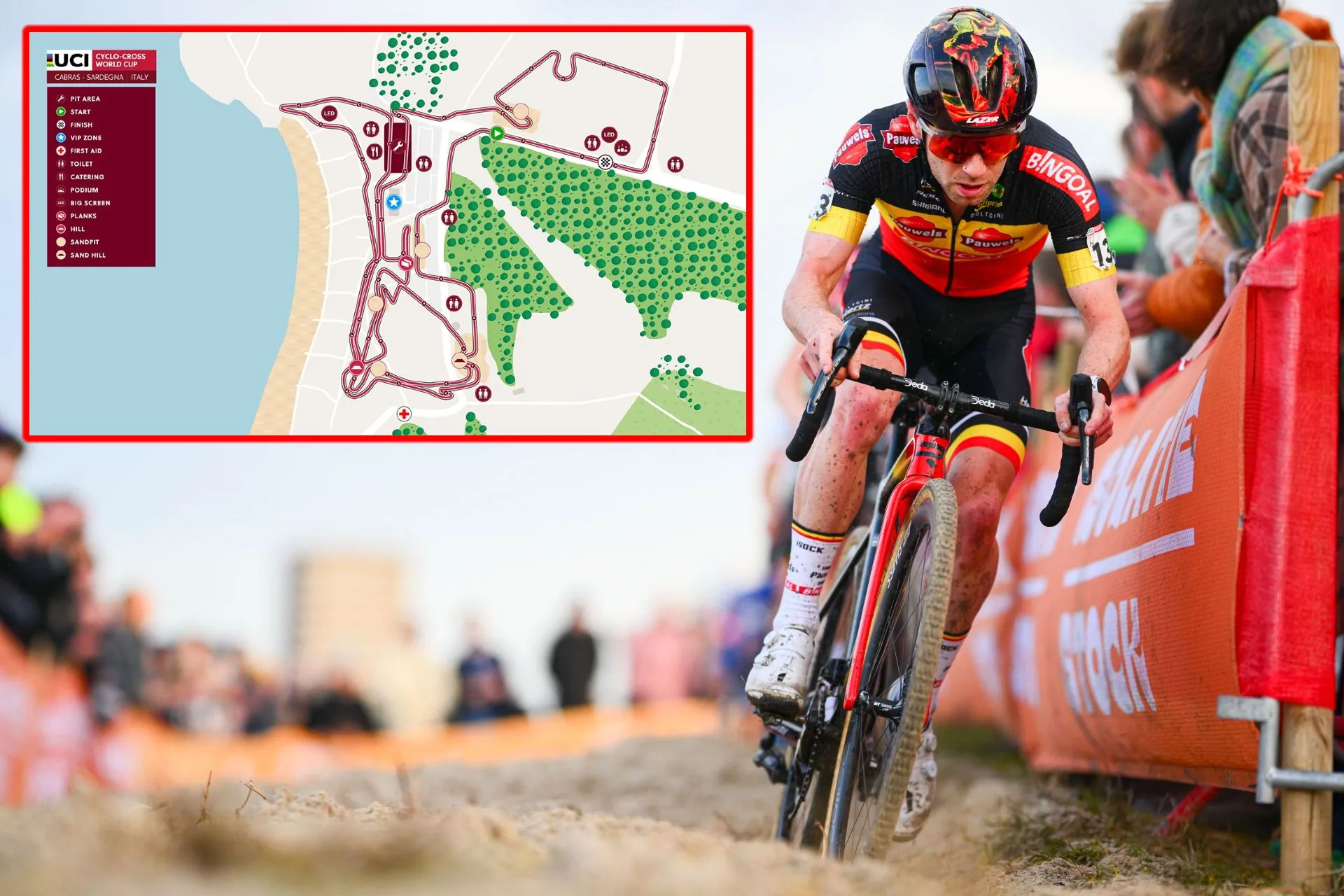 "Riders are being blown off their bike!" - Cyclocross World Cup Cabras cancelled due to extreme winds