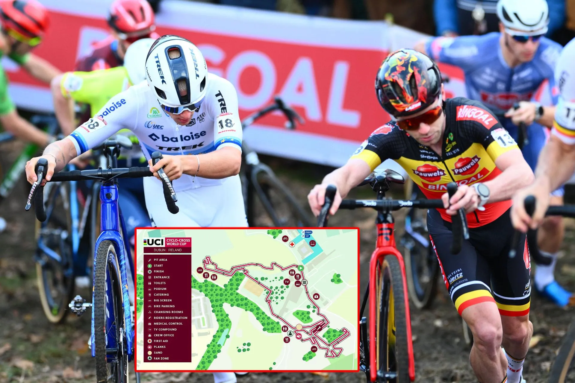 PREVIEW | Cyclocross World Cup Dublin 2024-2025 Men & Women - Favourites, Track, TV Guide & Poll