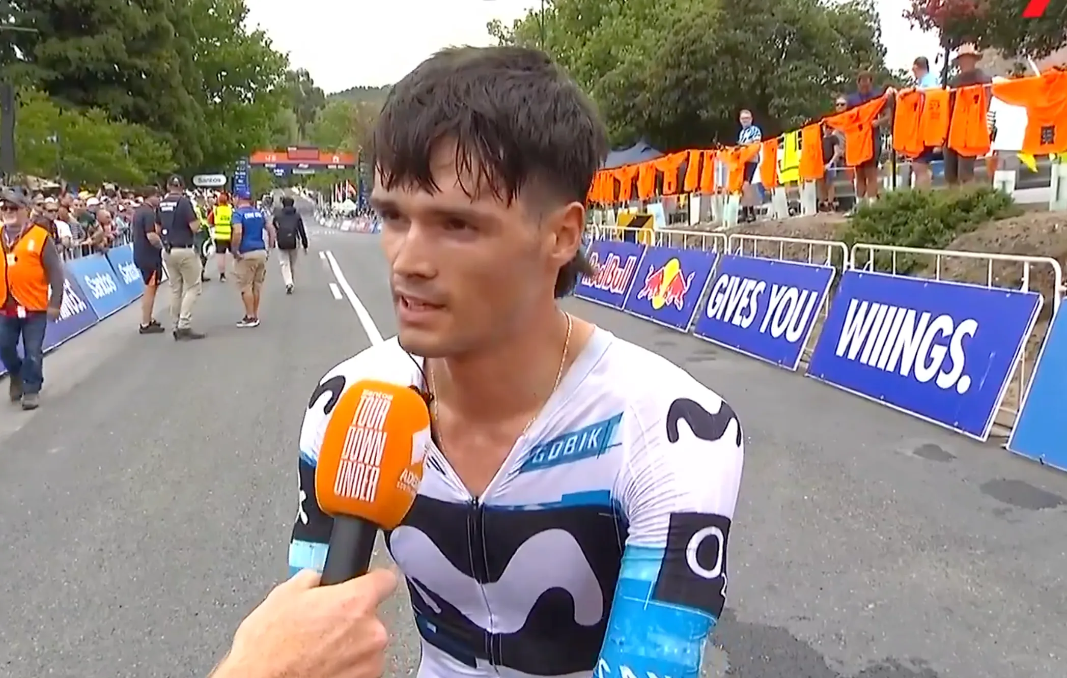 Javier Romo and a victory for Movistar that did not come by chance: "I have worked hard in winter thinking about the Tour Down Under"