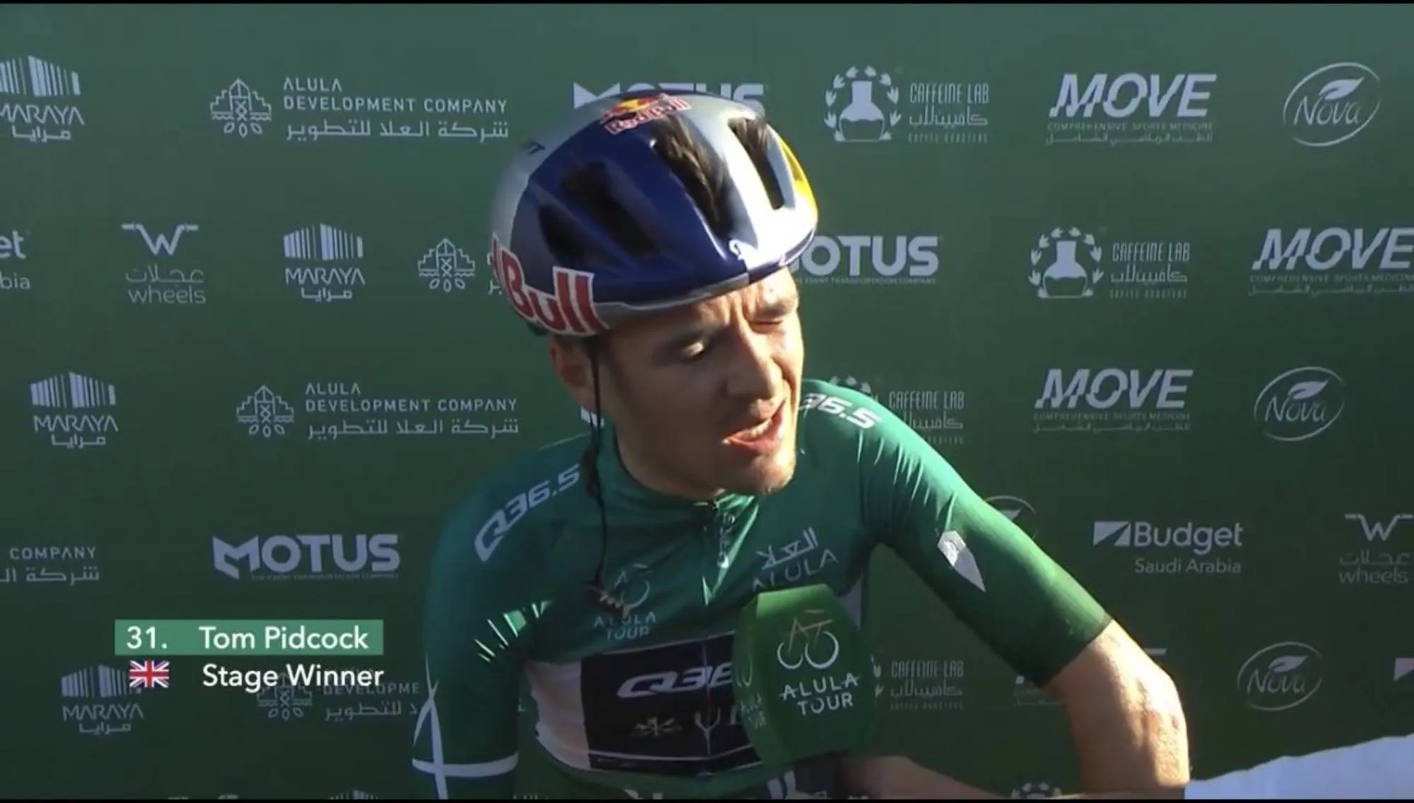 Tom Pidcock explica o domínio no AlUla Tour: "O ataque é a melhor forma de defesa"