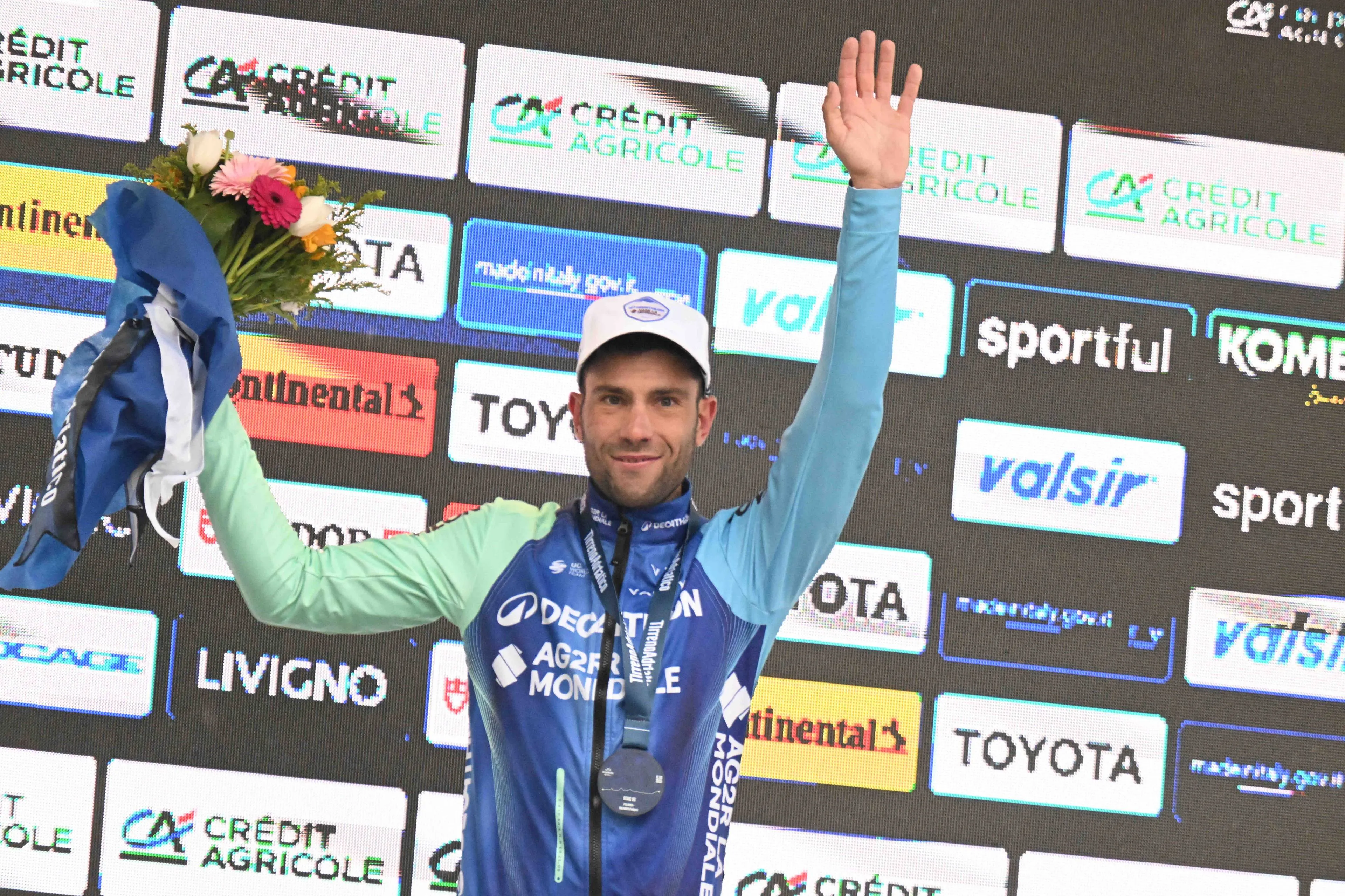"I thought I had a chance" - Andrea Vendrame on beating the world's best on explosive Tirreno finish