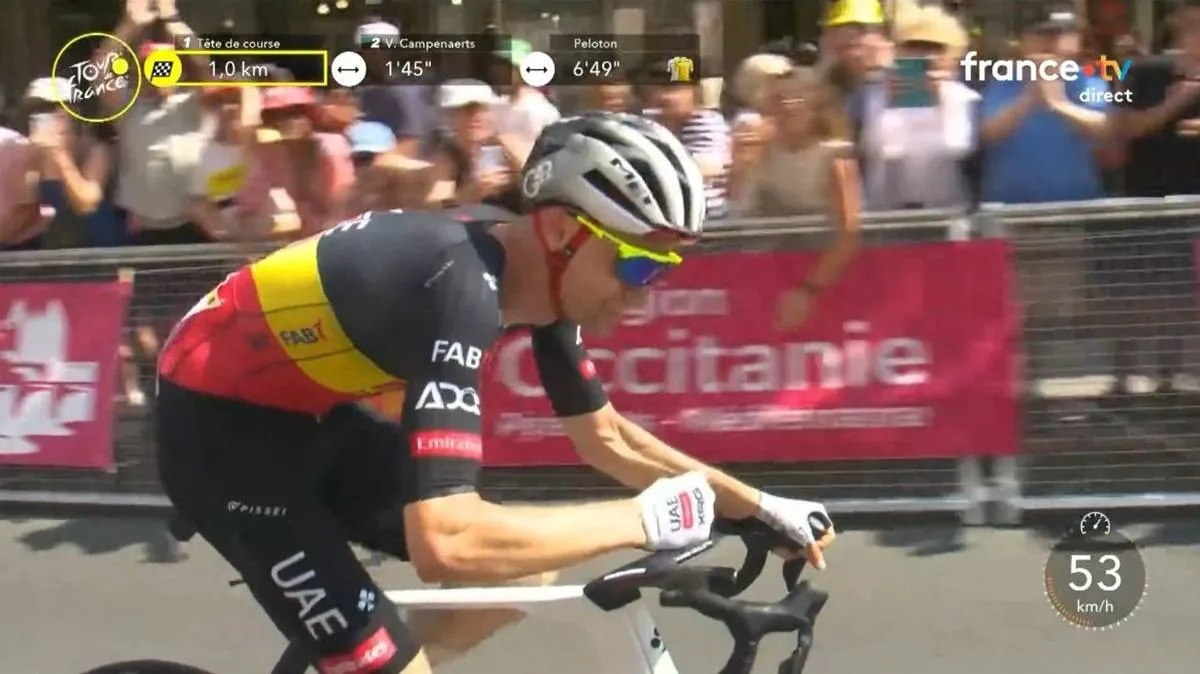 "I had the opportunity, I took it and I had the legs to finish it" - Tim Wellens switches roles from Pogacar's right-hand man to glorious Tour stage winner