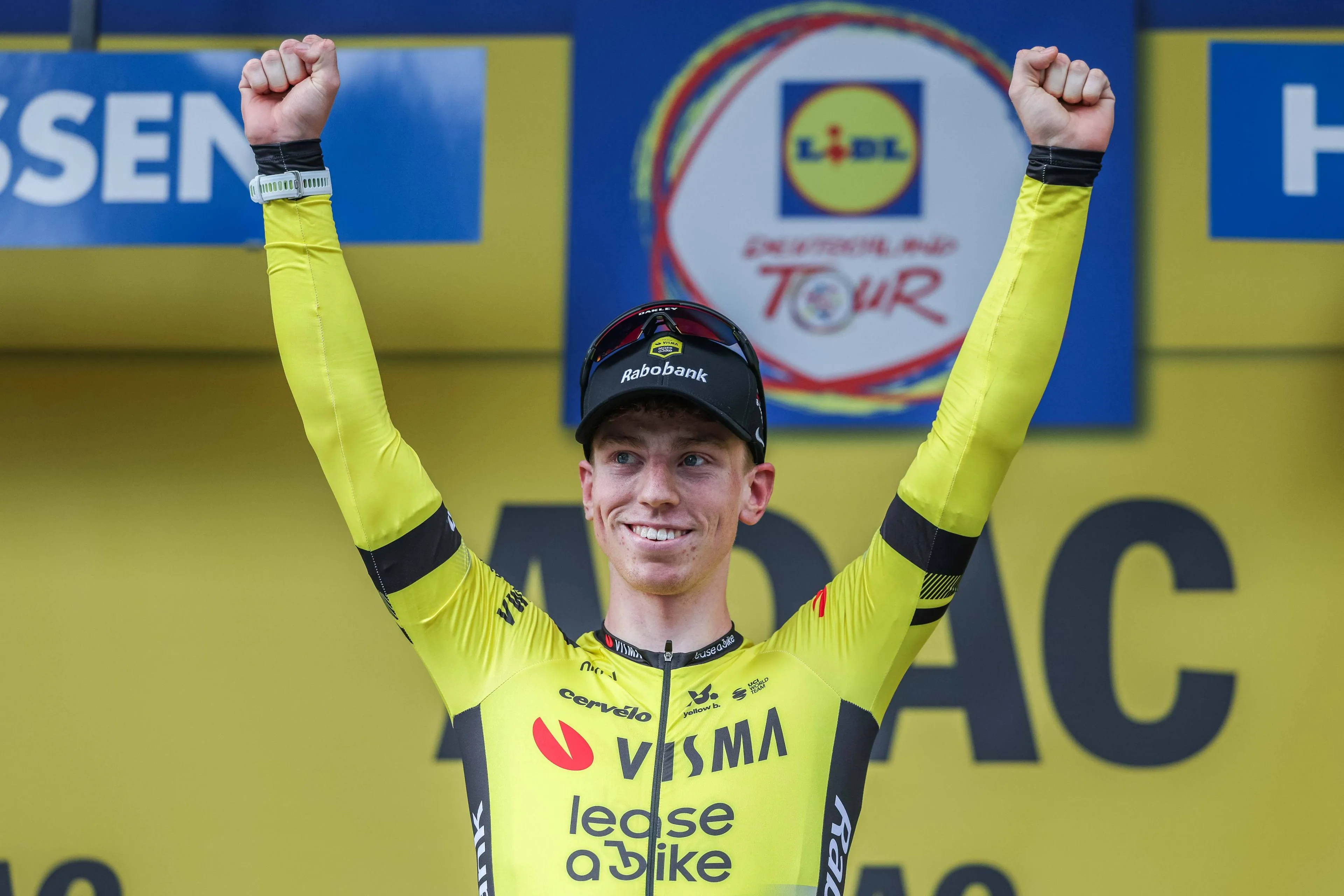 Hat-trick for Visma! Matthew Brennan wins stage 3 of the Tour of Britain 2025