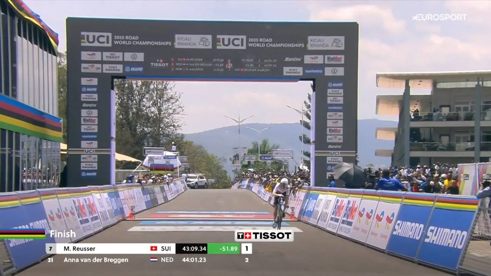 Results Women’s elite World Championship time trial 2025 - Marlen Reusser dominates van der Breggen and Vollering to win rainbow jersey