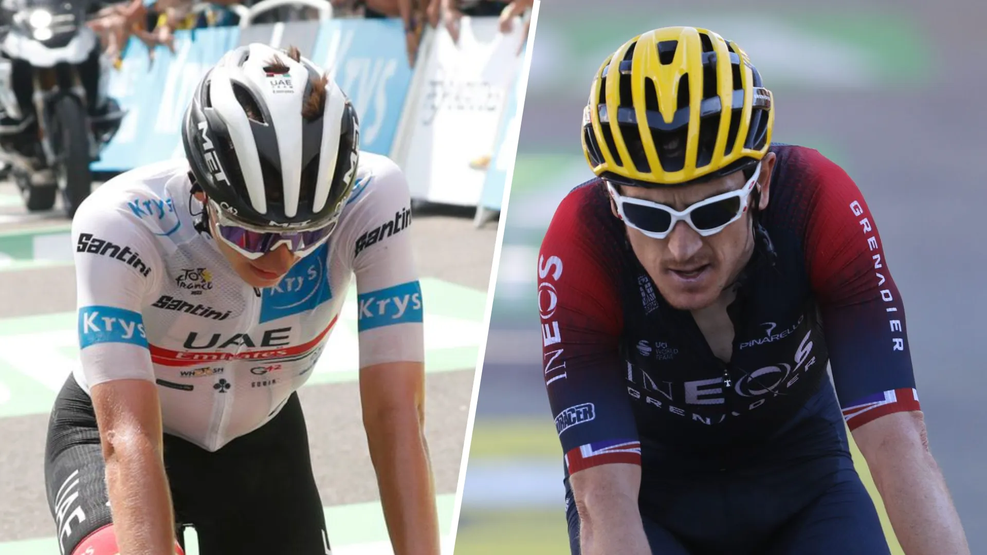 Geraint Thomas brinca com as afirmações de que Tadej Pogacar não pode ser deixado para trás: "Deixei-o uma vez. 2022 - Col du Granon, quando Jonas Vingegaard ganhou a etapa"