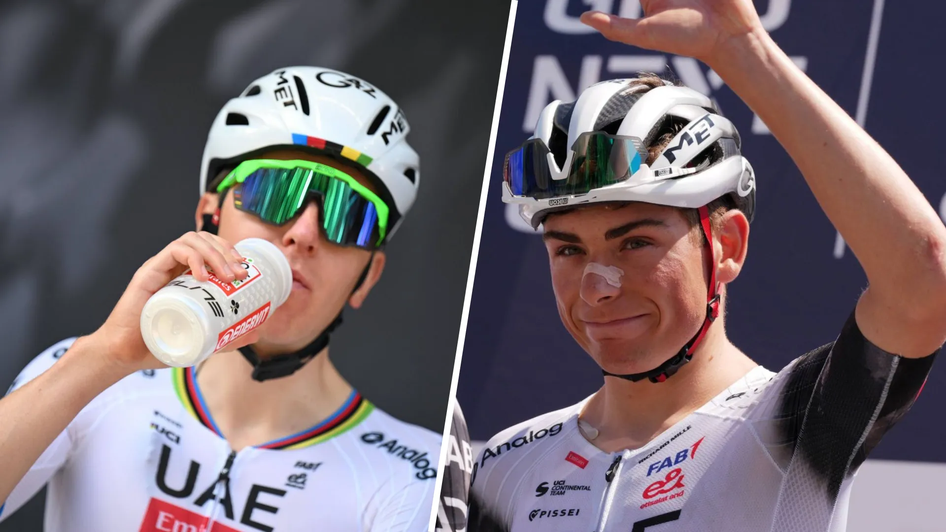 Aos 19 anos, o jovem catalão da UAE inspira-se em Pogacar: "É uma pessoa incrível e um ciclista fenomenal"