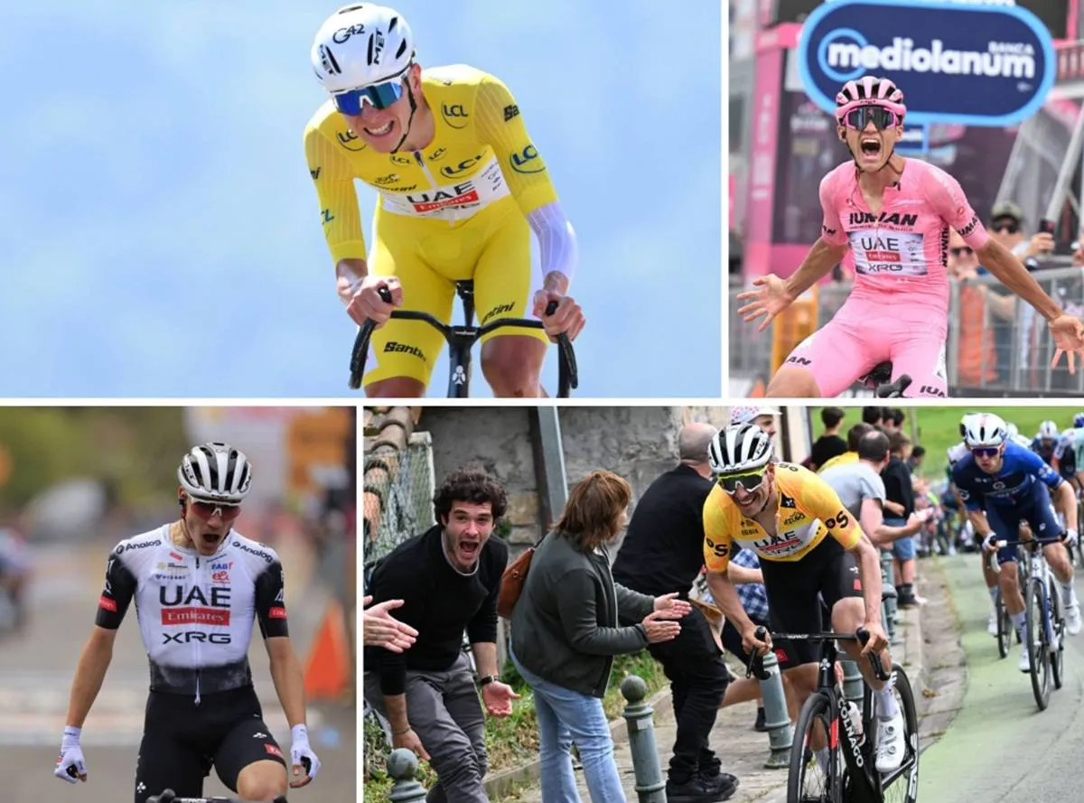 Pogacar, Del Toro, Almeida, Ayuso... – Quantos pontos UCI somou cada um dos líderes da UAE Team Emirates em 2026?