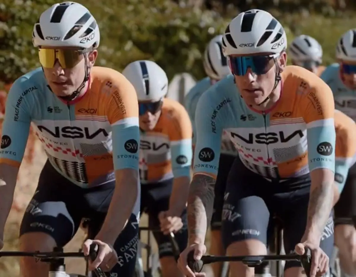 NSN Cycling Team's new jersey - New World Tour team reveal eye-catching design after sponsor changes