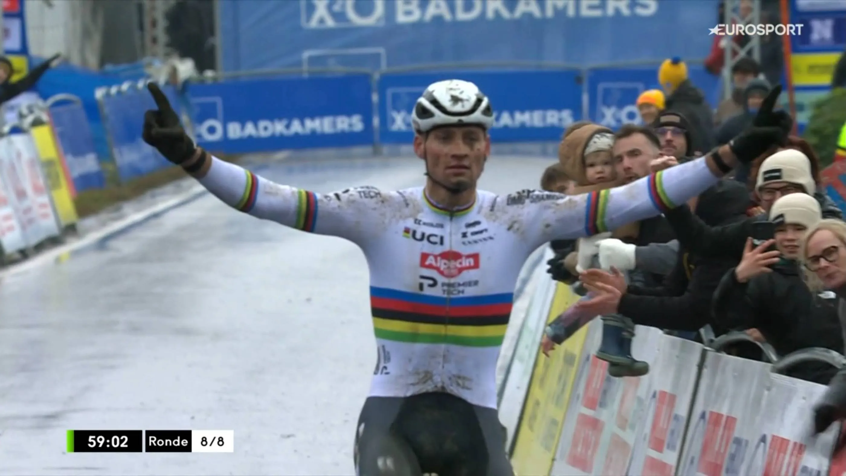 Mathieu van der Poel wins at GP Sven Nys Baal 2026