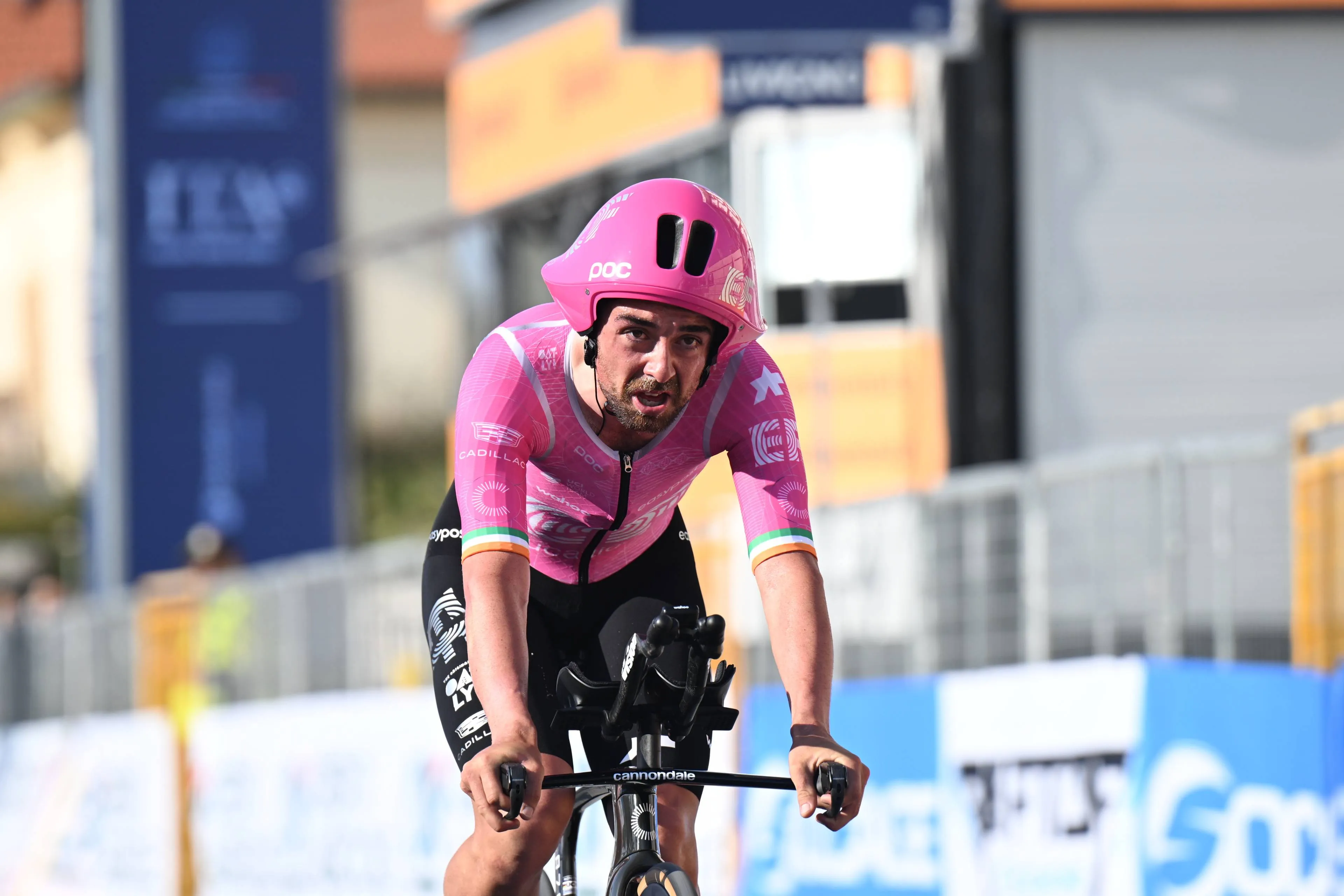 Ben Healy on stage 1 of Tirreno-Adriatico 2026