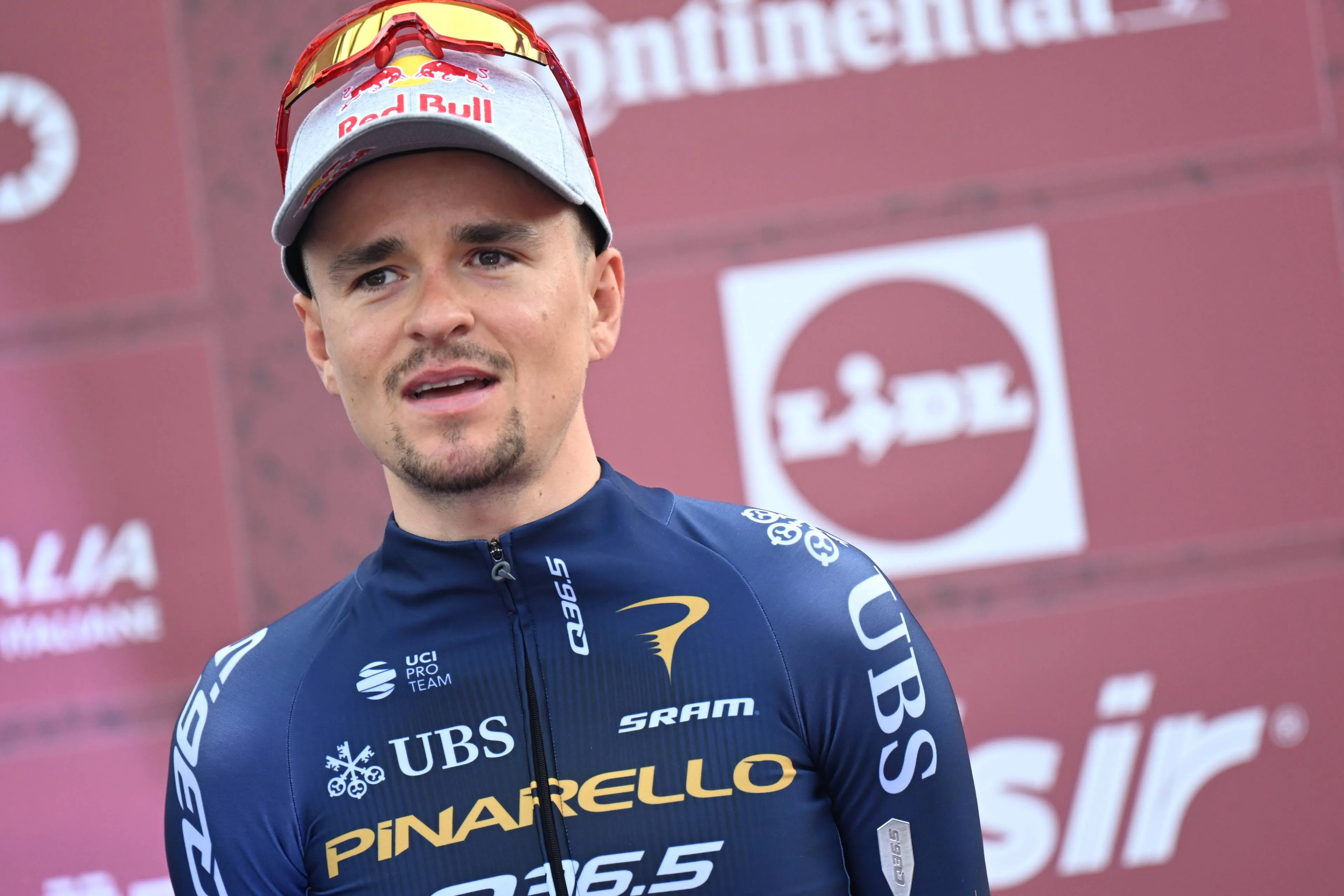 Tom Pidcock ahead of Strade Bianche 2026