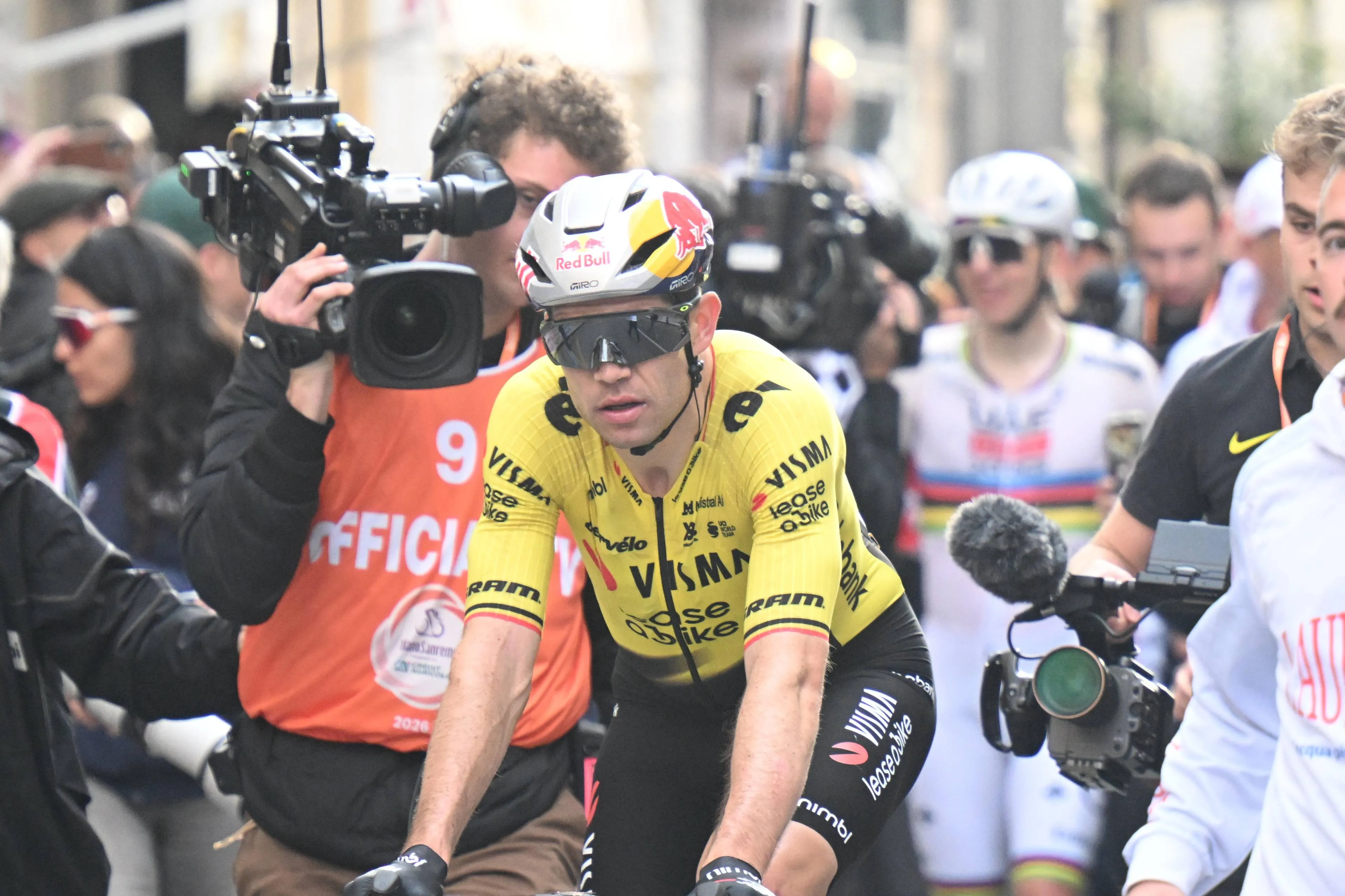 Wout van Aert at Milano-Sanremo 2026