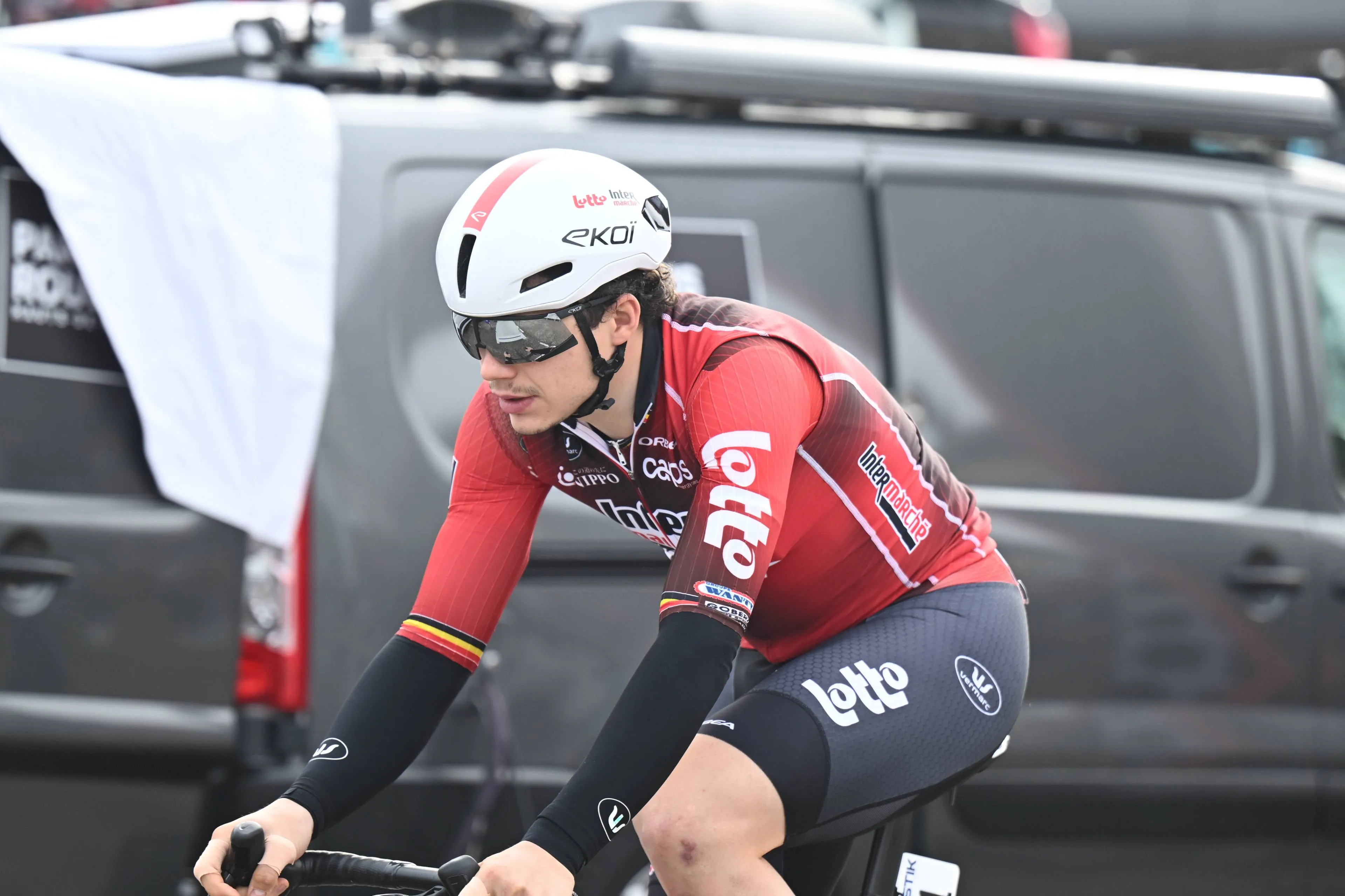 Arnaud de Lie at Paris-Roubaix 2026