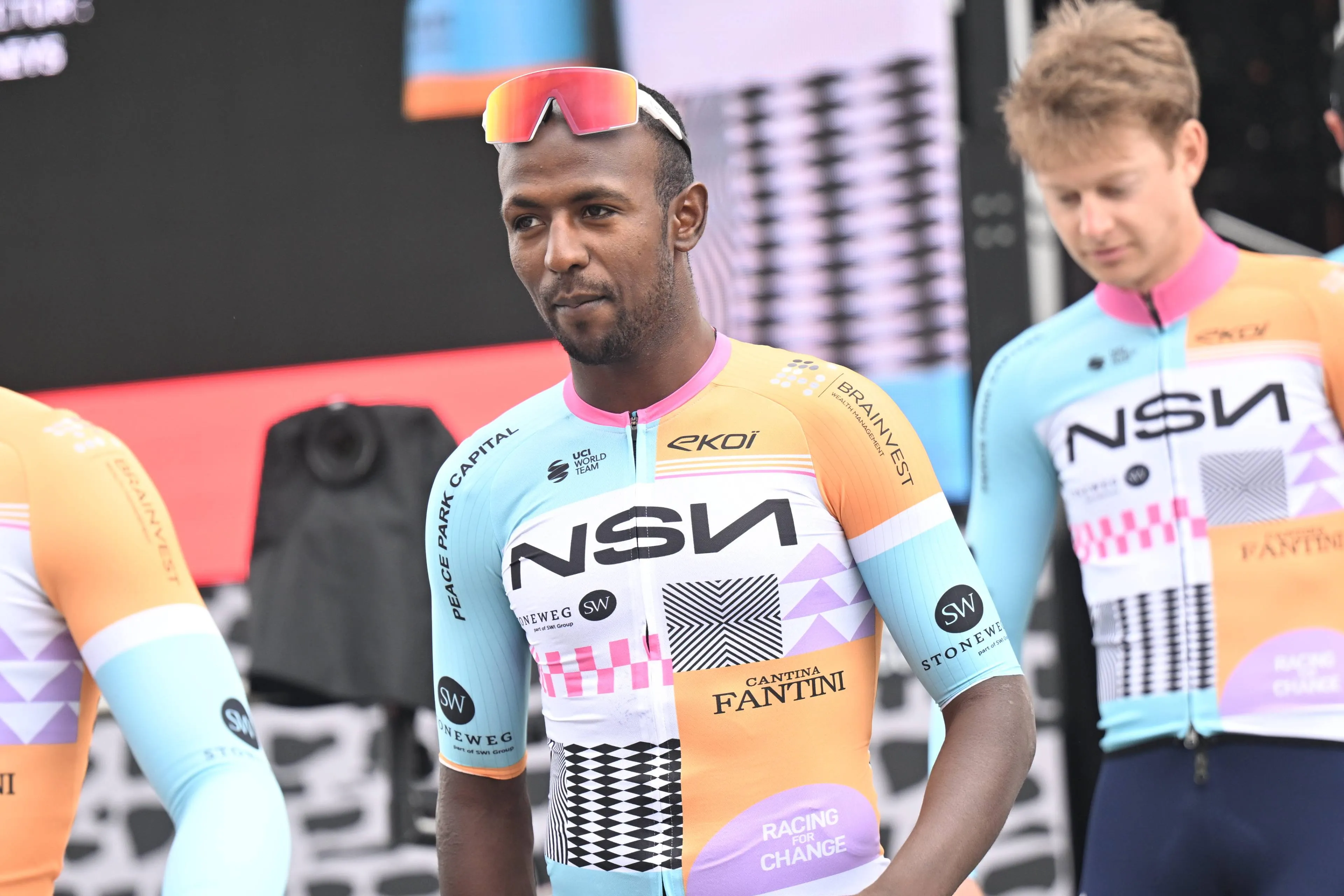 Biniam Girmay ahead of Paris-Roubaix 2026